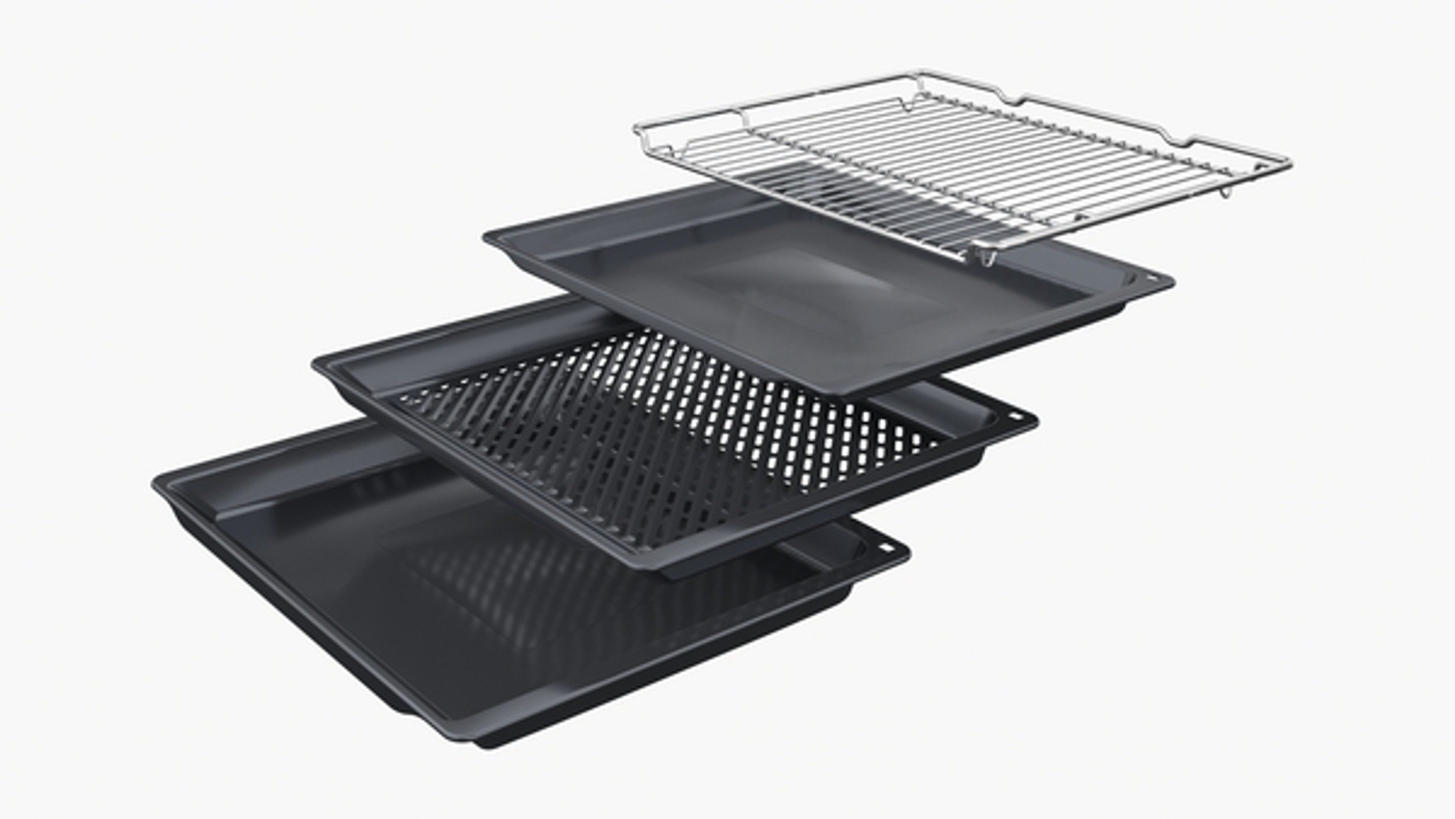 SIEMENS Dampfbackofen iQ300 HR532GBS3, mit Auszug nachrüstbar, integrierte Heißluftfritteuse, 15 Automatikprogramme