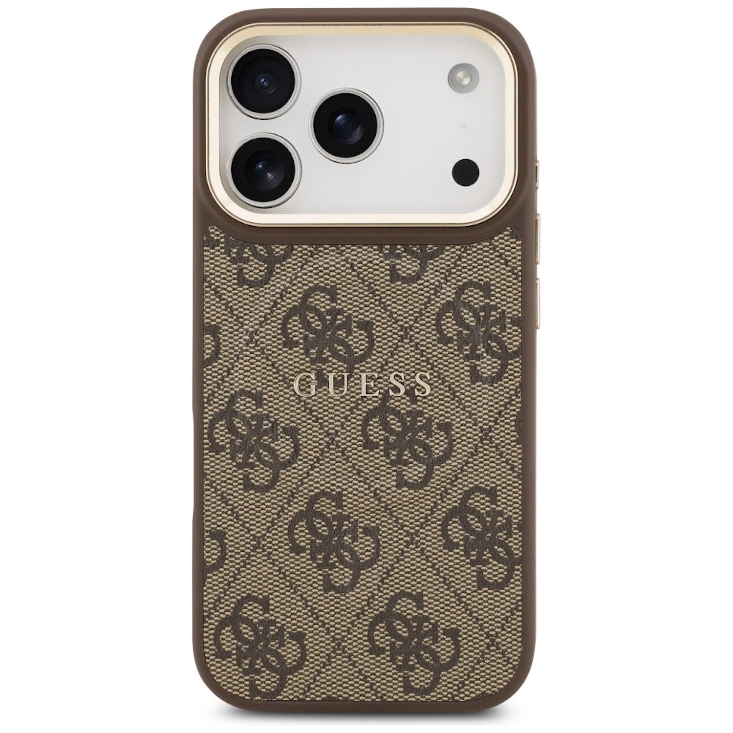 Guess Smartphone-Hülle Guess Apple iPhone 17 Pro Max 4G PU Classic Logo MagSafe Schutzhülle