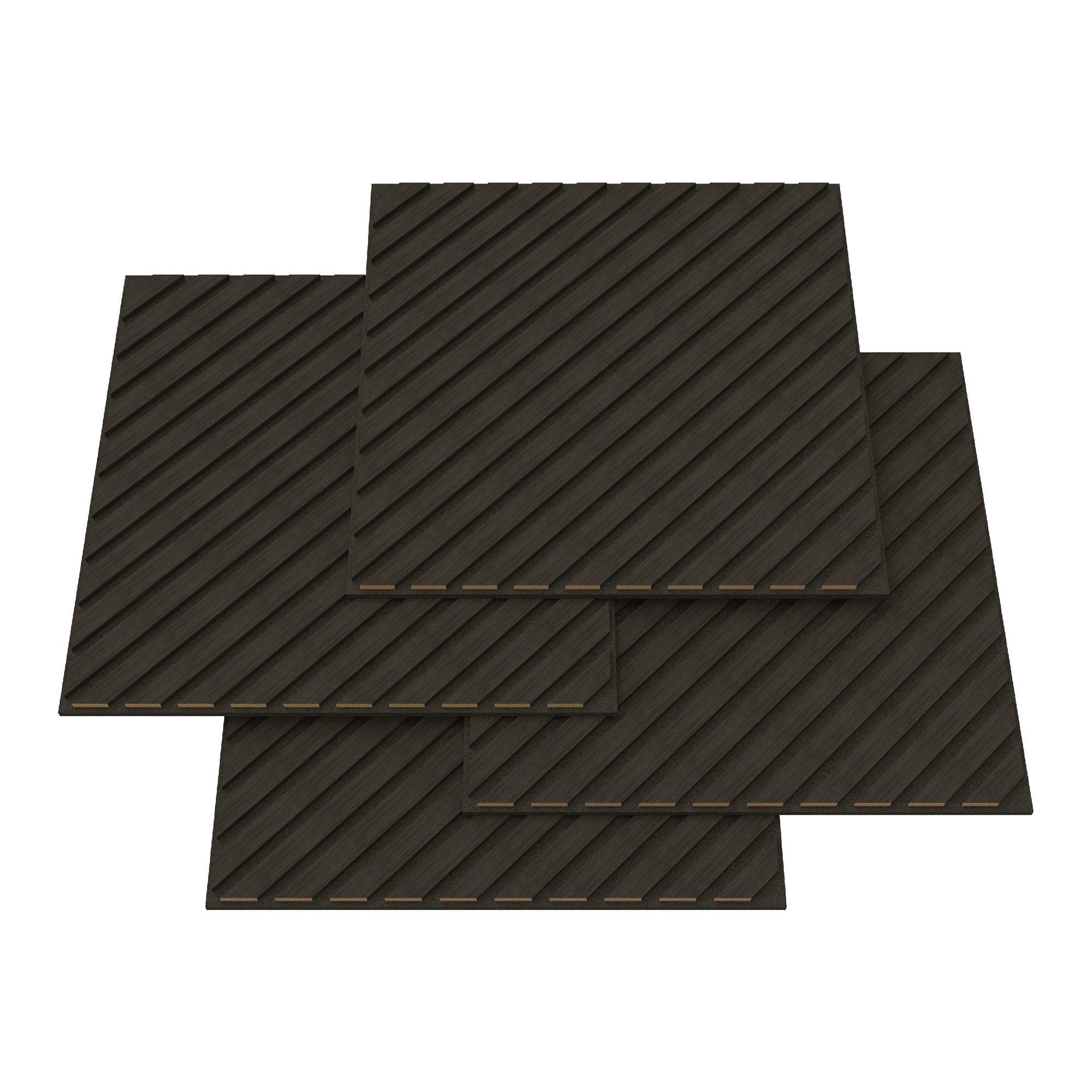 neu.holz 3D Wandpaneel, BxL: 60x60 cm, (Set, 12-tlg) »Vang« mit diagonalen günstig online kaufen
