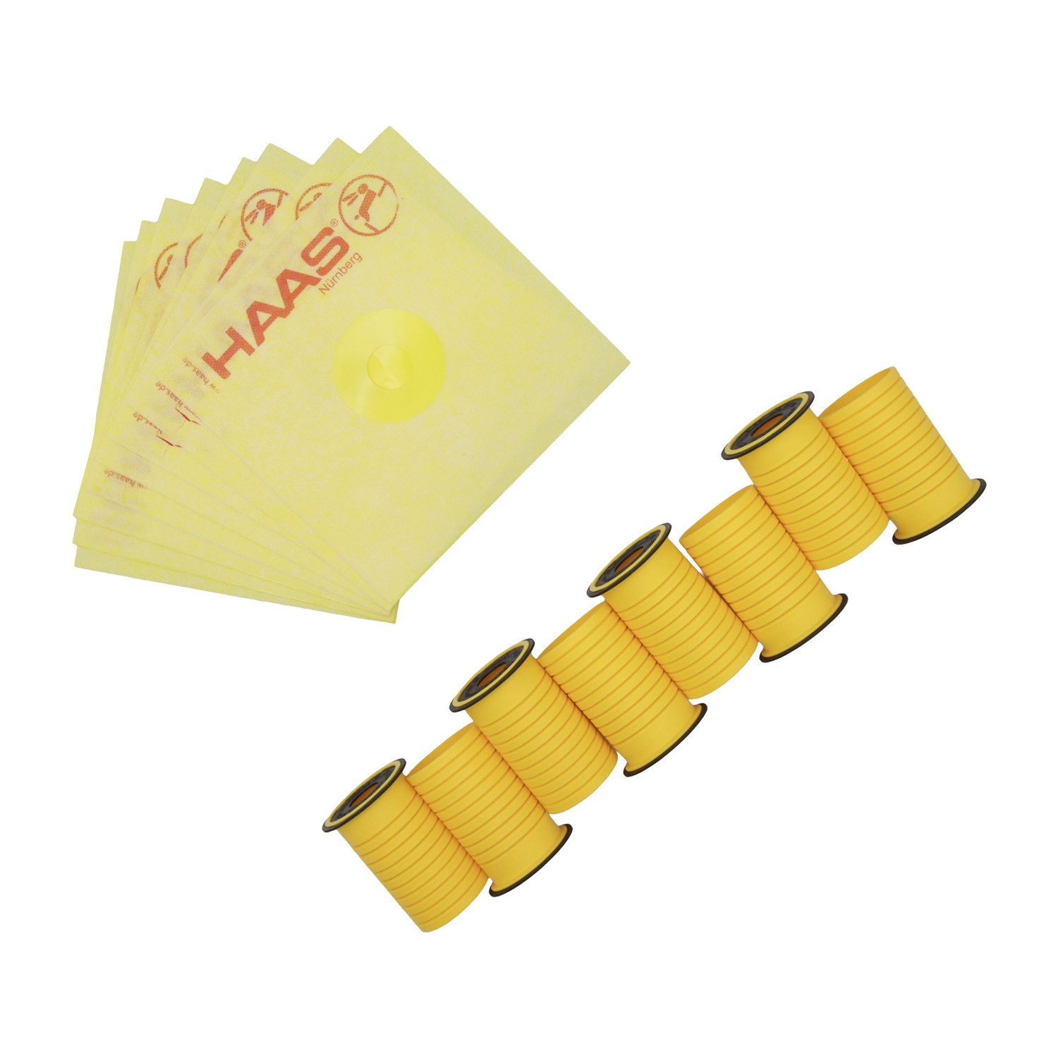 Haas Otto Dichtungsring Dicht-Set C 1/2 Zoll 8 Stück für Rohr- und Wandabdichtung