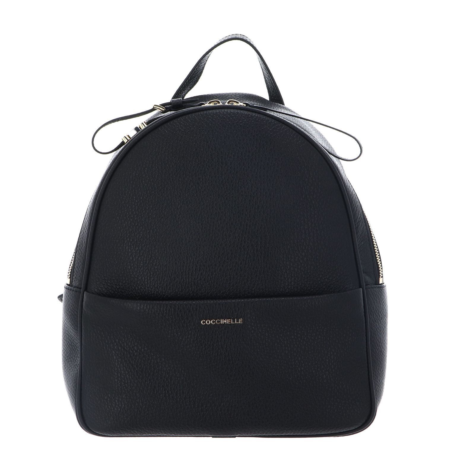 COCCINELLE Rucksack Backpack Grained Leather, aus echtem Rindsleder