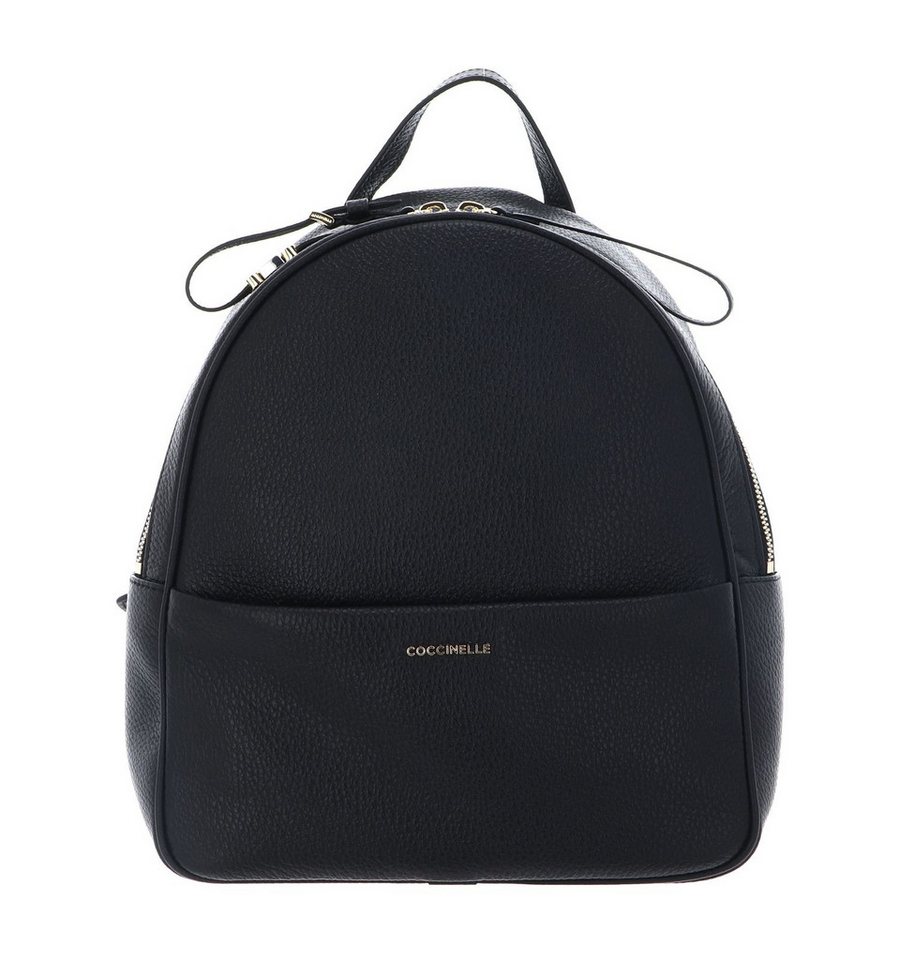 COCCINELLE Rucksack Backpack Grained Leather, aus echtem Rindsleder