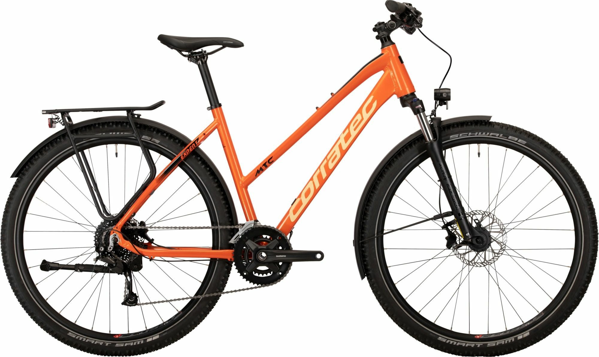 corratec ATB ATB MTC Expert Sport Orange/Sand/Black 28" Trapez, 18 Gang Shimano SHIMANO RD-M3100 ALIVIOSGS 9-SPEED Schaltwerk