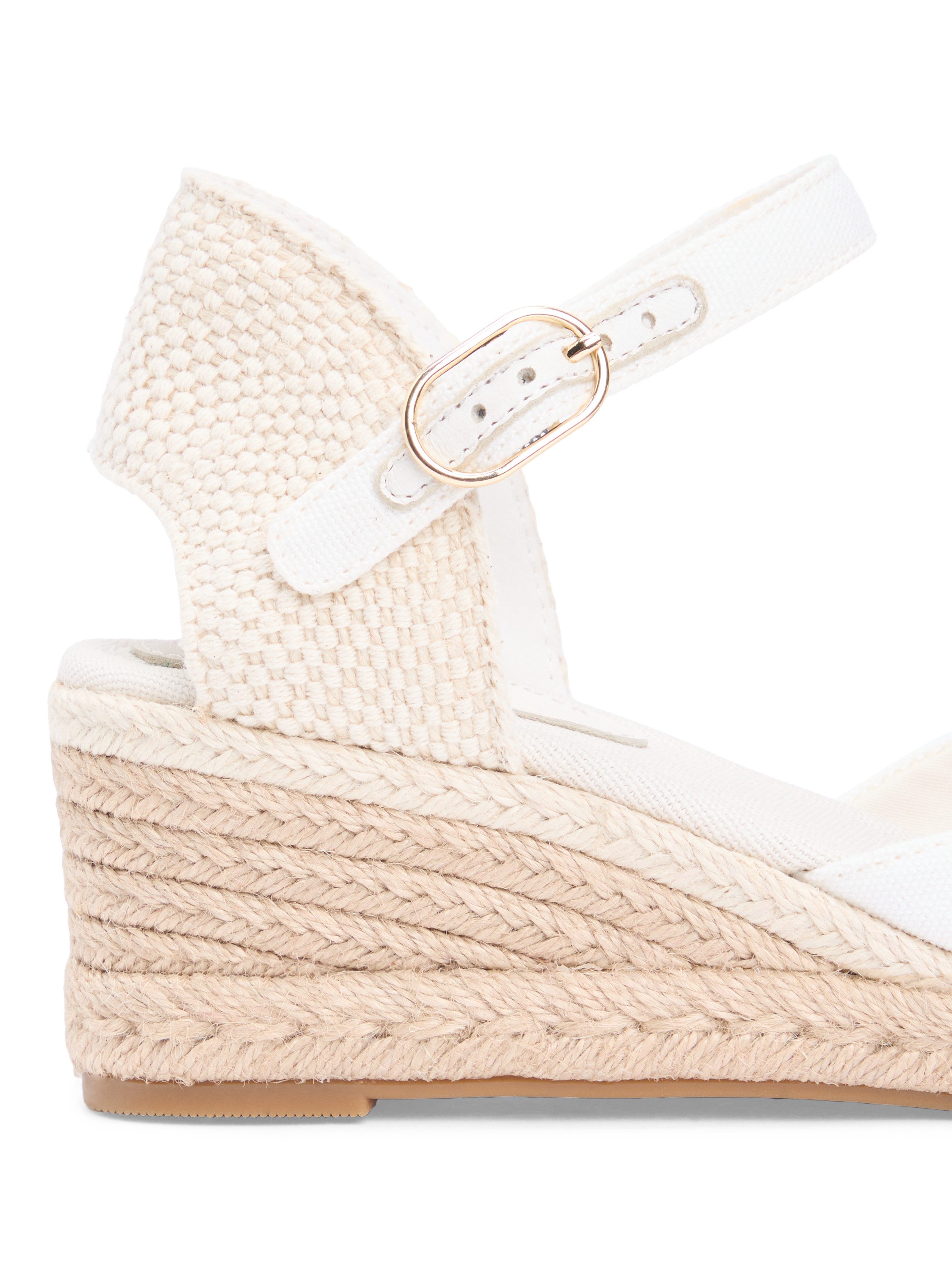 Tommy Hilfiger MID WEDGE ESPAD CLOSED TOE Keilsandalette Plateau, Sommerschuh mit verstellbarer Schnalle, schmale Form