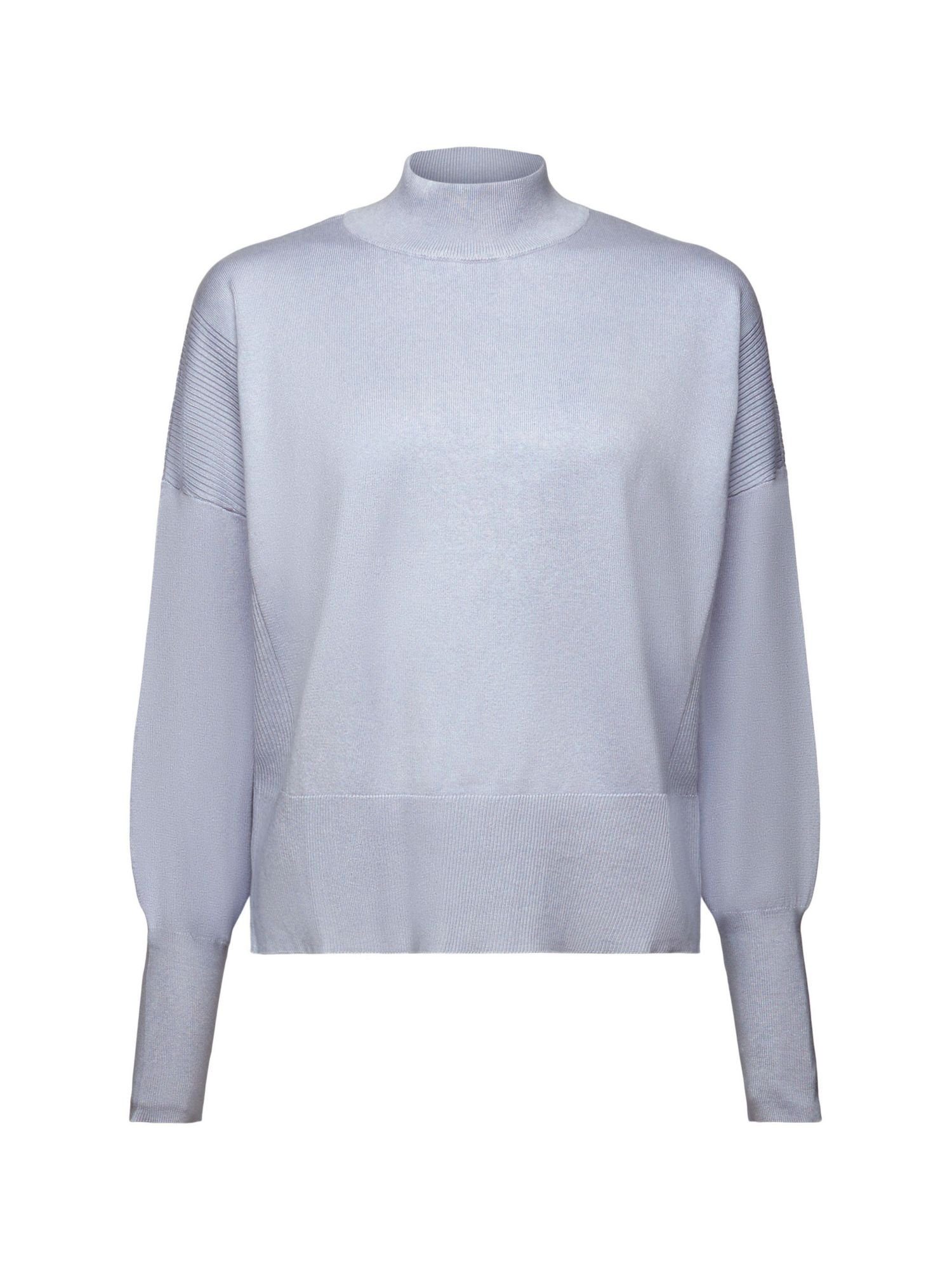 Esprit Stehkragenpullover Pullover mit Stehkragen LIGHT BLUE LAVENDER | Stehkragenpullover