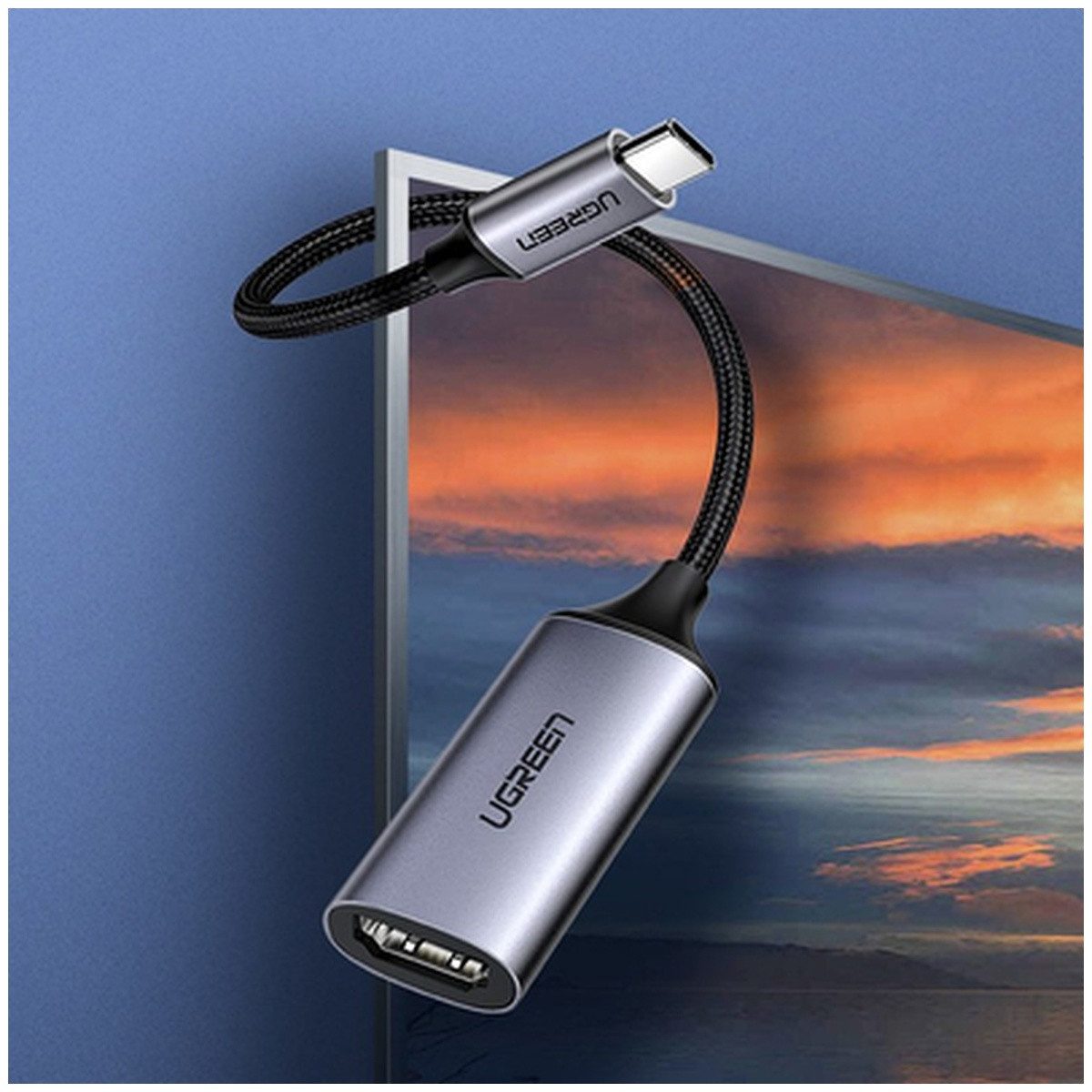 UGREEN Ugreen USB USB-C auf HDMI 2.0 Adapter 4K 60 Hz Thunderbolt KFZ-Adapter