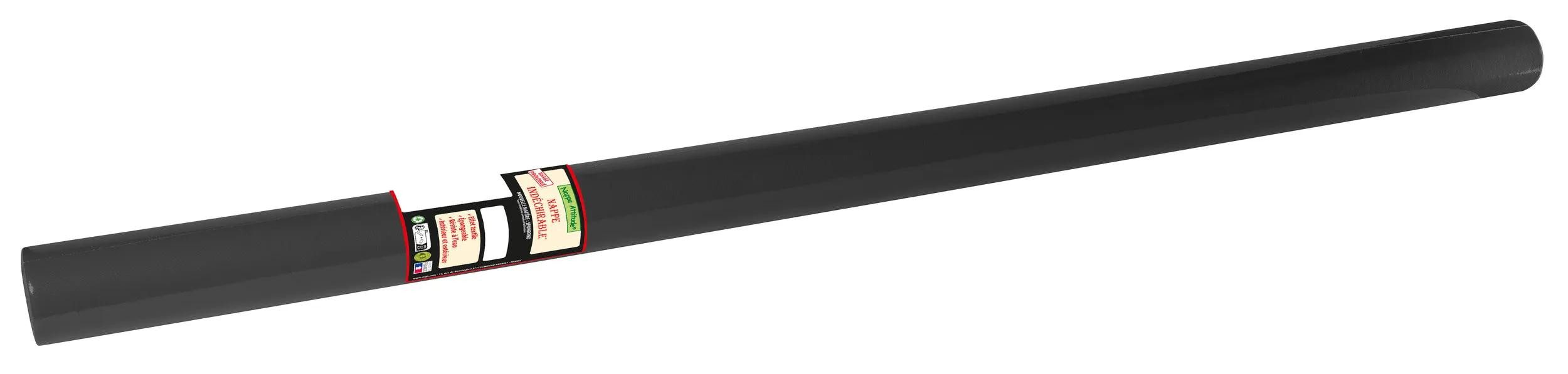 PROnappe Tischband 5x Tischdecke Rolle, Spunbond, reißfest 6x1,20m Schwarz RS021621I