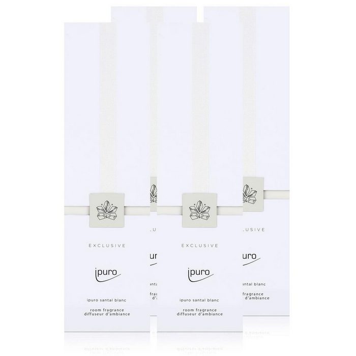 IPURO Raumduft Ipuro Exclusive santal blanc Raumduft 240ml - Weiße Orchidee (4er Pack
