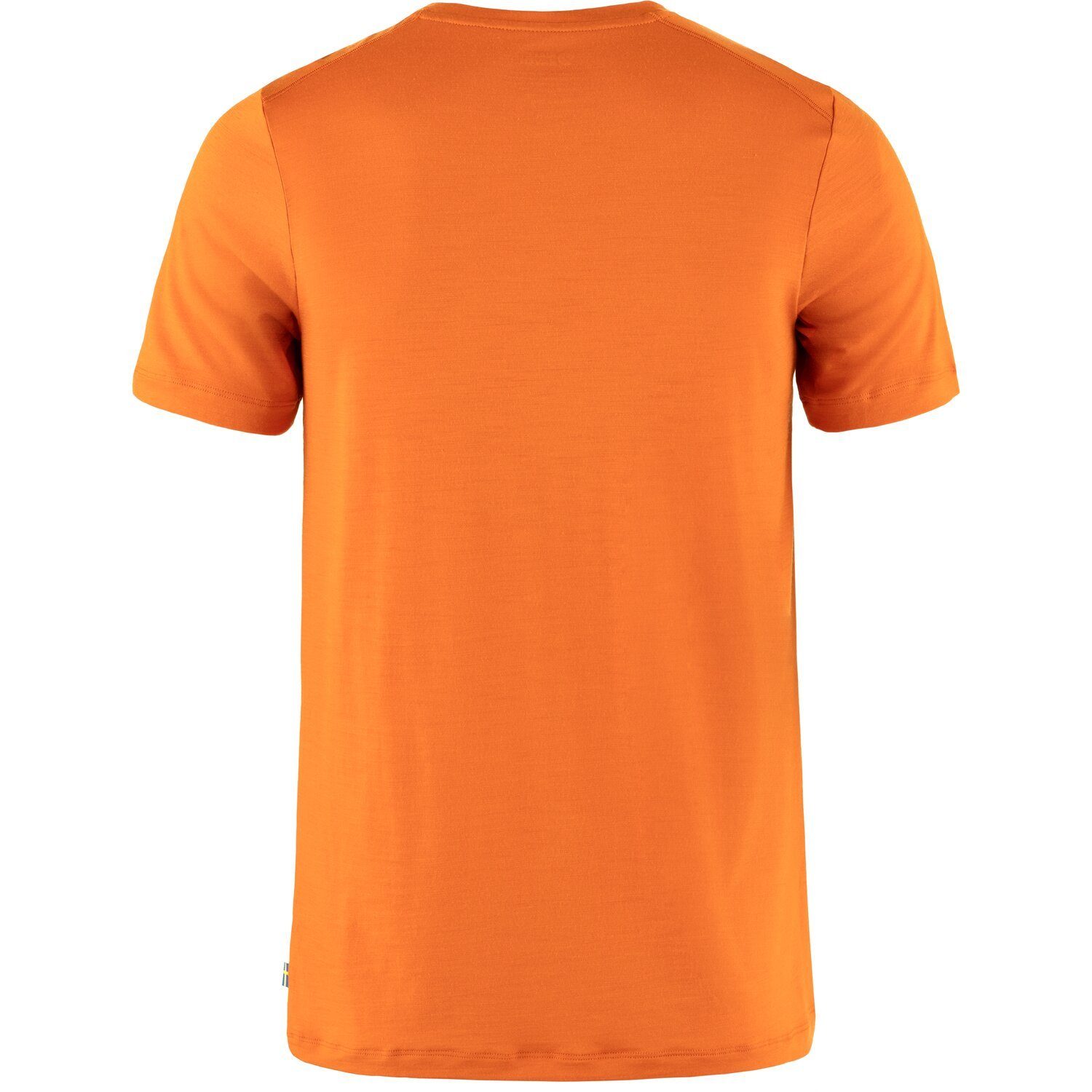 Abisko Orange T-Shirt T-Shirt Fjällräven Wool Herren Sunset Fjällräven