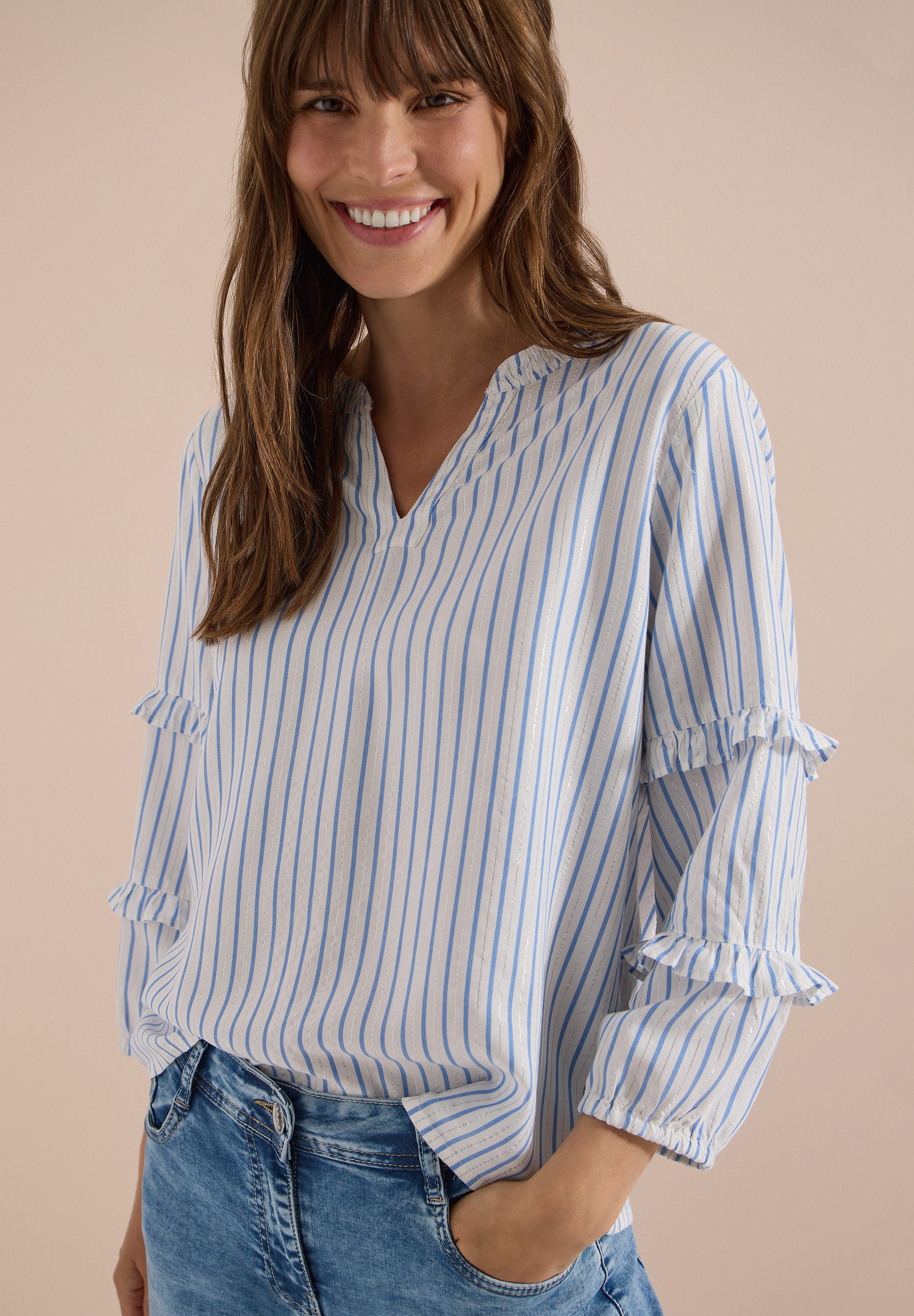 CECIL Shirtbluse mit 3/4 Ärmeln