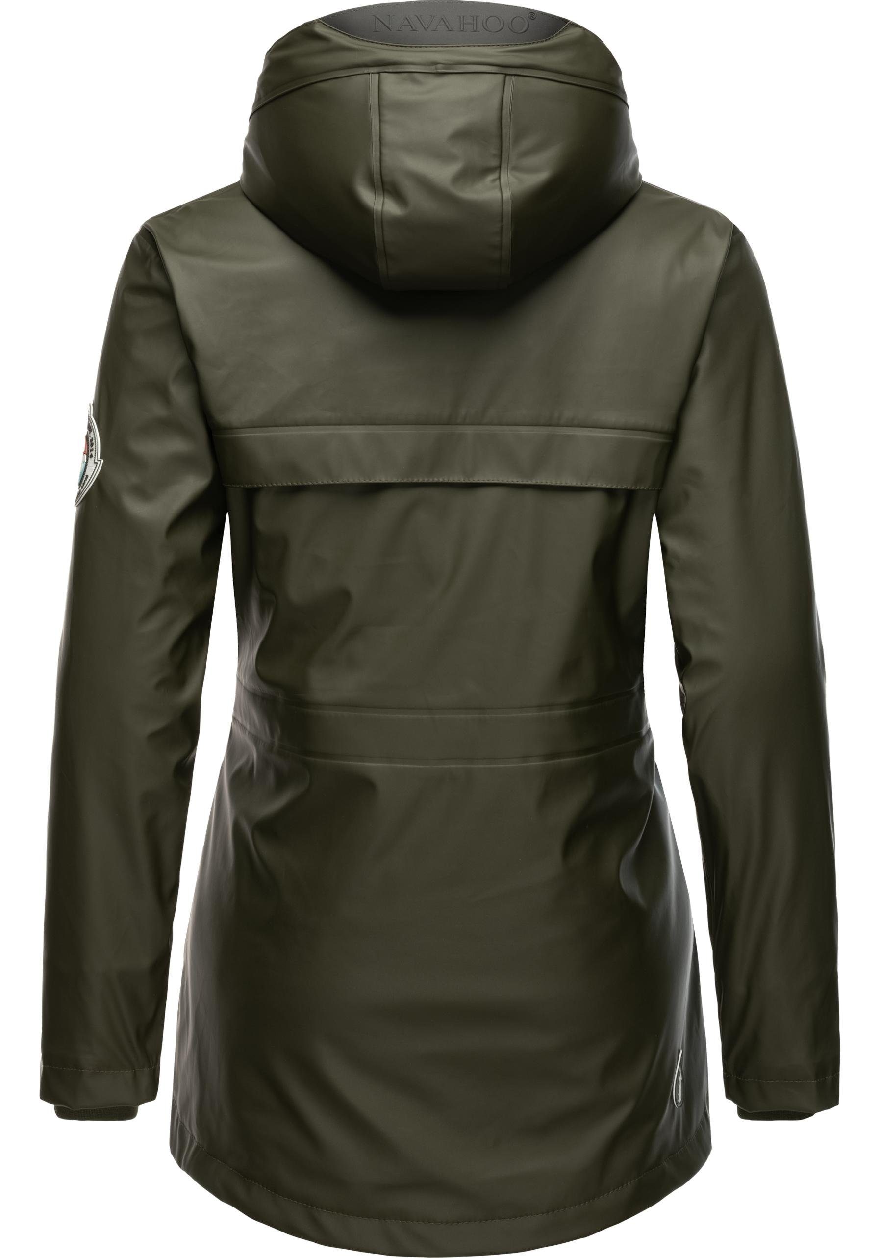 Navahoo Regenjacke Oceans Heart stylischer wasserdichter Regenmantel mit Kapuze