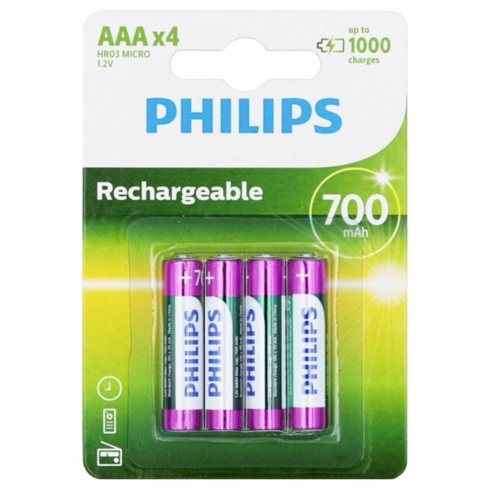Akku AAA 700mAh, 4er Akku