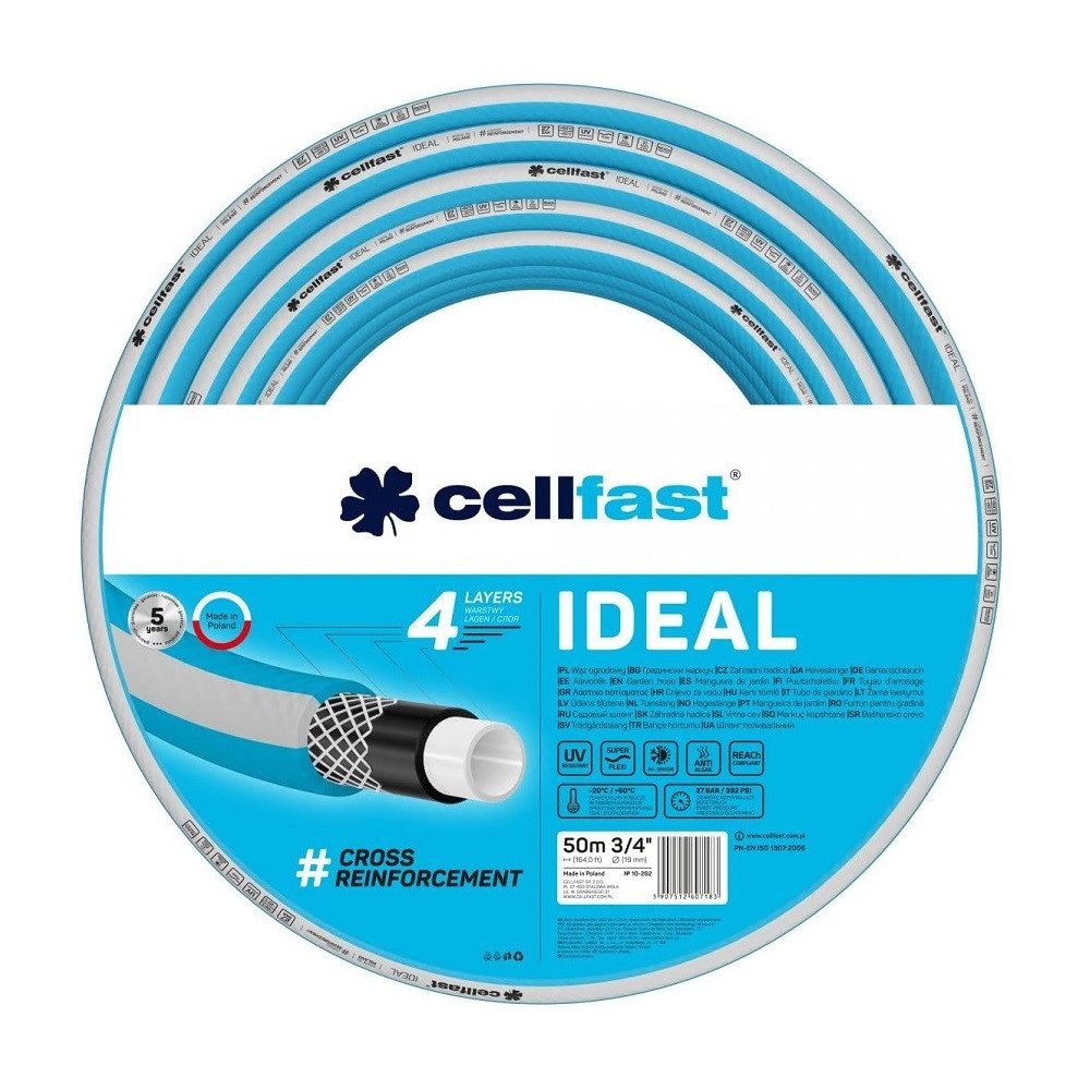 Cellfast Pflanzkübel Cellfast Gartenschlauch IDEAL 3/4" 50 m