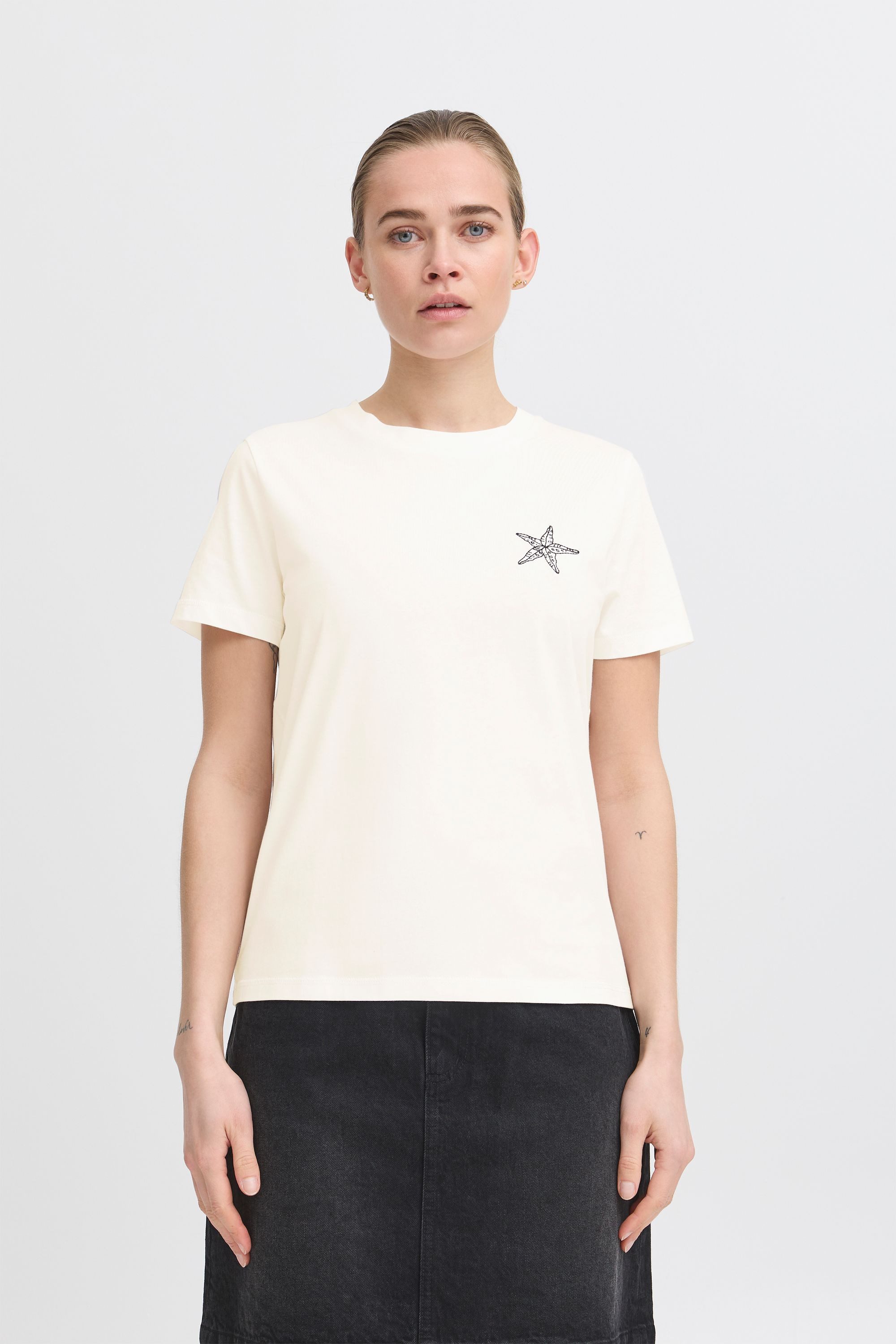 Ichi Rundhalsshirt IHCAMINO Klassisches T-Shirt mit günstig online kaufen