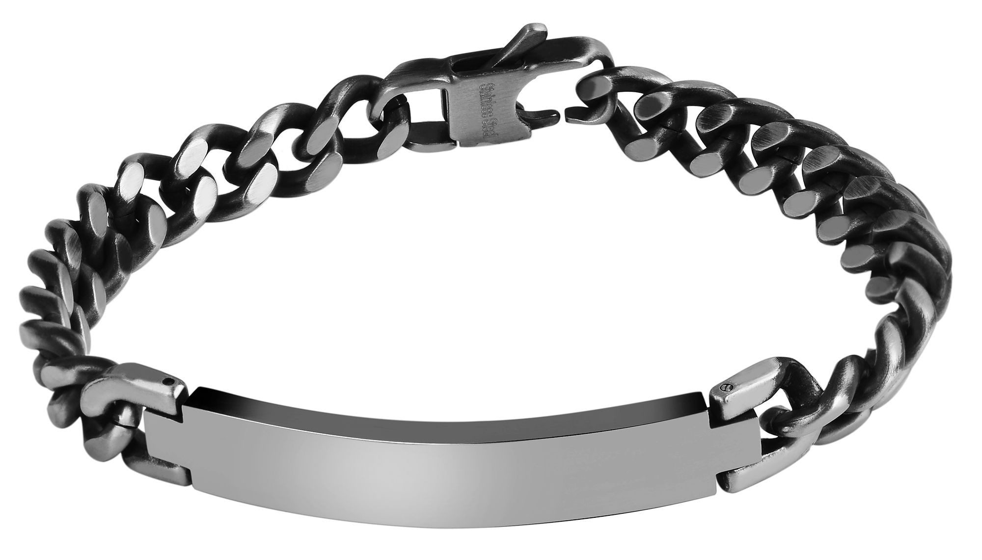 Armband Armband – Panzerarmband aus Edelstahl 21,5 cm