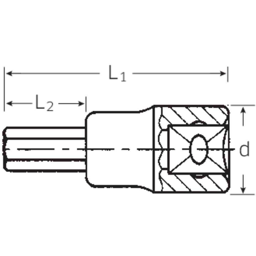Thumbnail - Stahlwille Steckschlüssel Steckschlüssel-Bit-Einsatz 3/8″ 5 mm