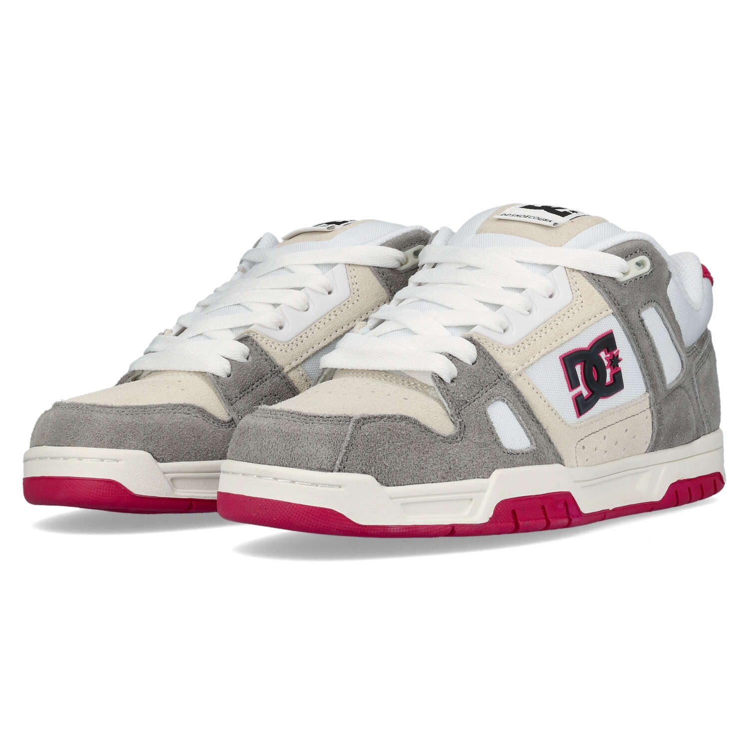 DC Shoes DC Shoes Stag White/Hot Pink Sneaker