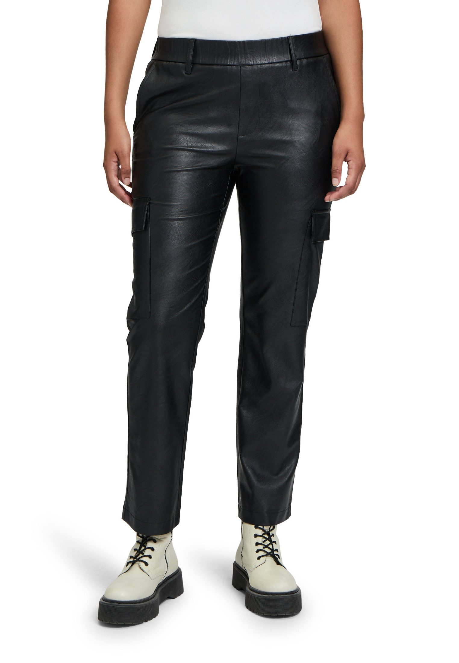 Cartoon Schlupfhose Damen mit aufgesetzten Taschen Stoff günstig online kaufen