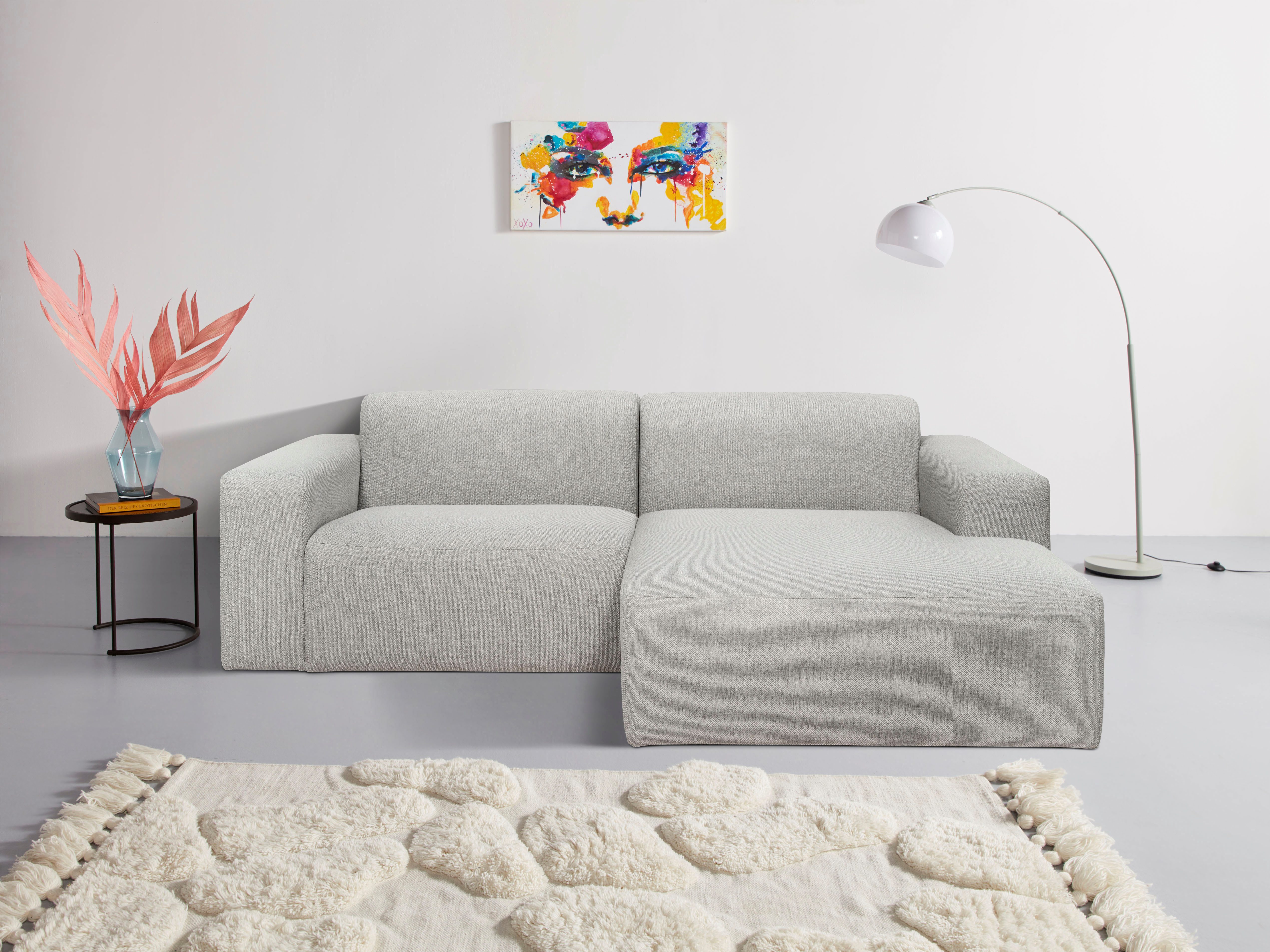 INOSIGN Ecksofa "Koa,228cm, L-Form, Modulsofa, Webstoff, Cord", Designsofa, günstig online kaufen