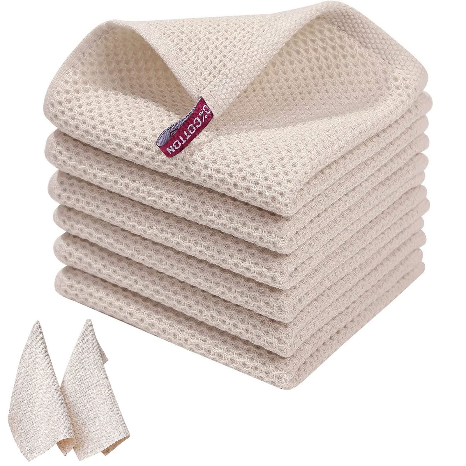 OKWISH Geschirrtuch Spültuch Küchentücher Lappen set günstig online kaufen