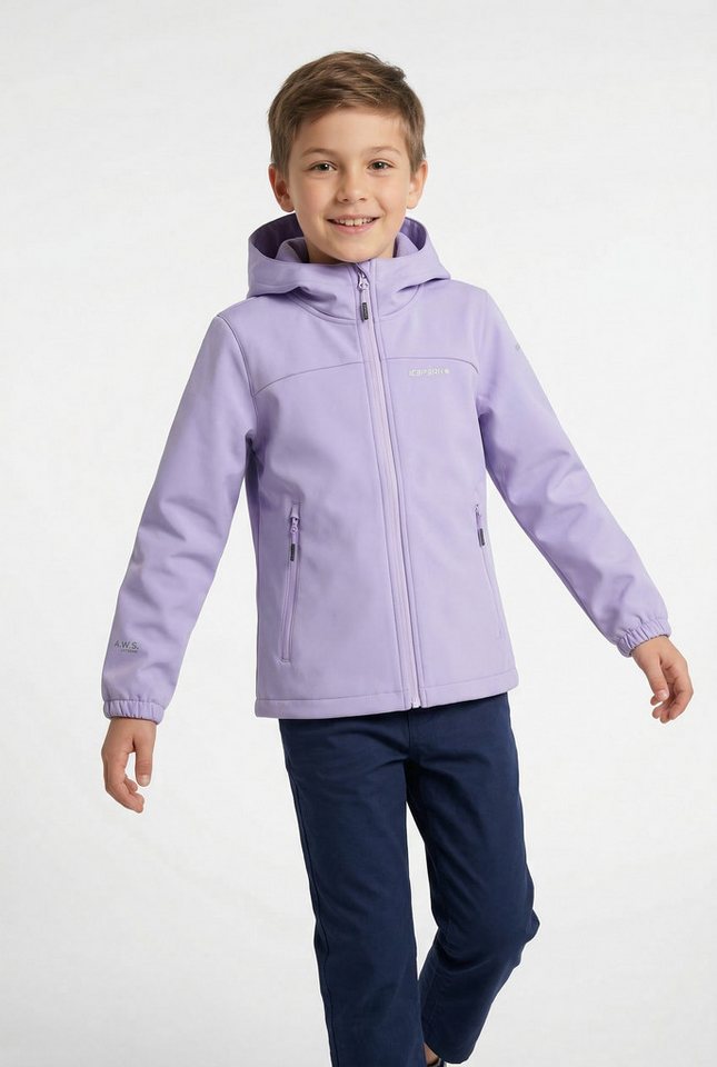 Icepeak Softshelljacke KLEVE JR sportlicher Stil, aus Polyester