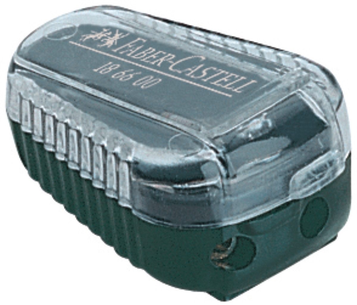 Faber-Castell Anspitzer Minenspitzer TK mit Auffangbehälter grün