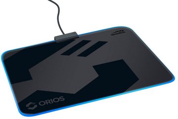 Speedlink Mauspad Speedlink ORIOS XL Gaming Maus-Pad LED RGB Beleuchtug Ergonomisch PC, Beleuchtet