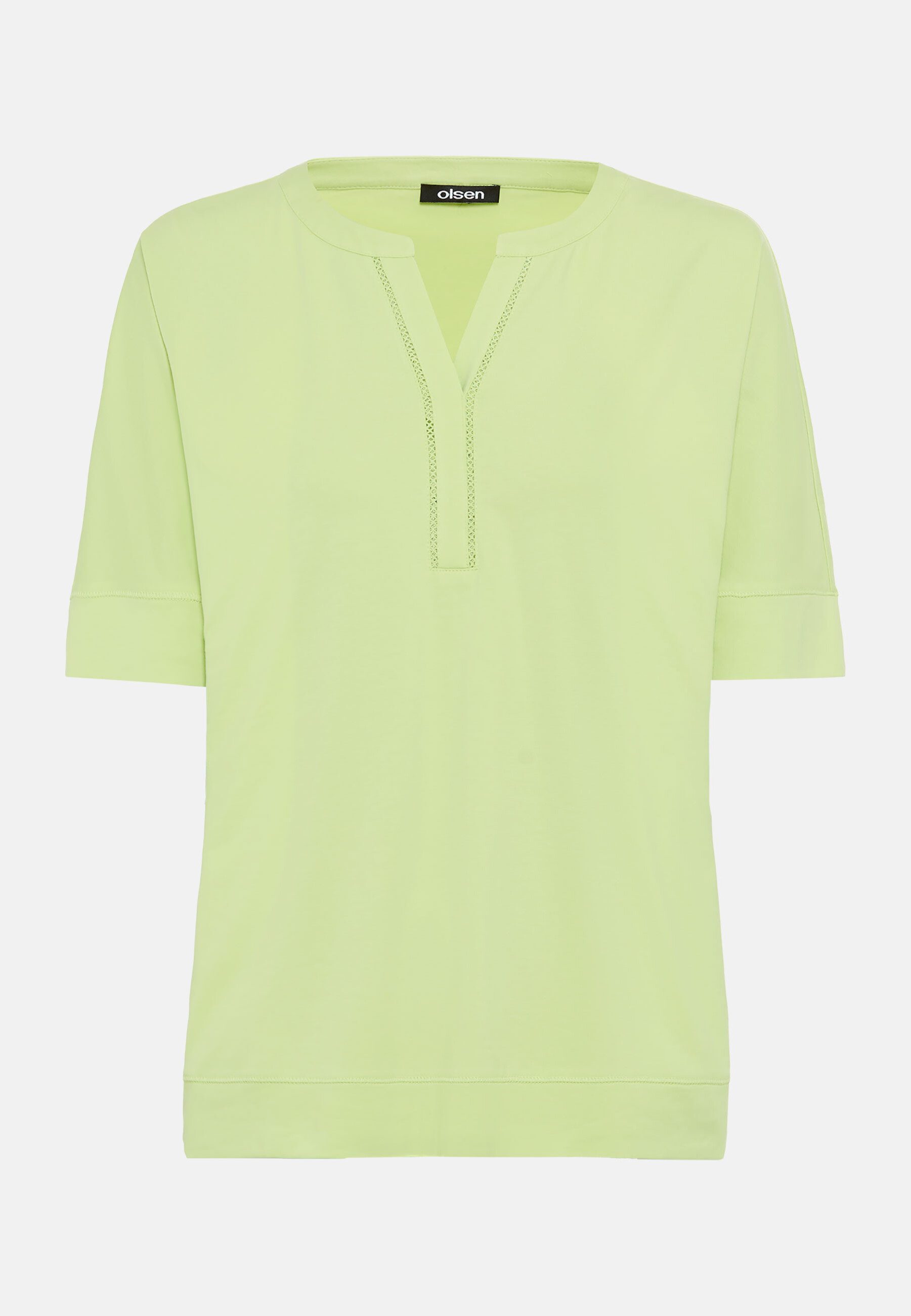 Olsen T-Shirt Shirt mit Tunika-Ausschnitt