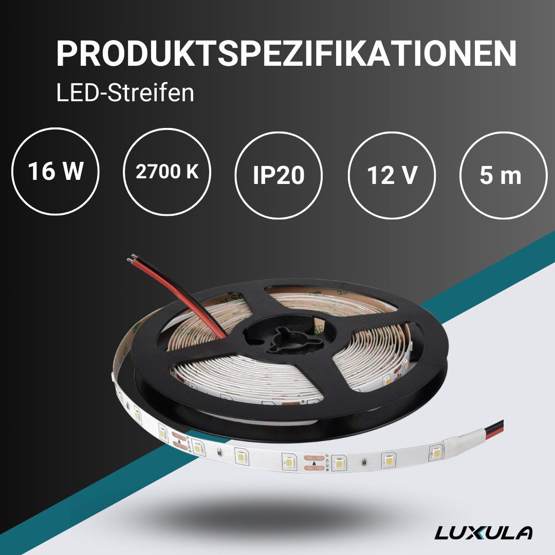 LUXULA LED-Streifen LUXULA LED-Streifen 4 W/m 2700 K warmweiß
