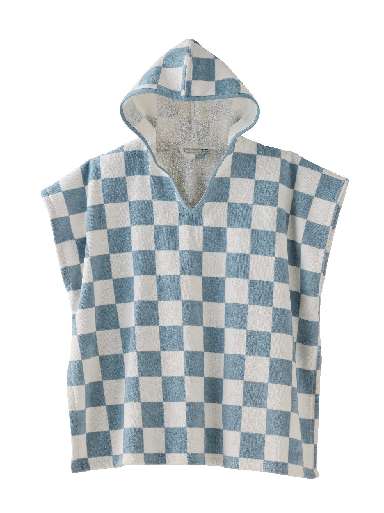vertbaudet Badeponcho Kinder Badeponcho mit Recycling-Baumwolle, Recycelte Baumwolle