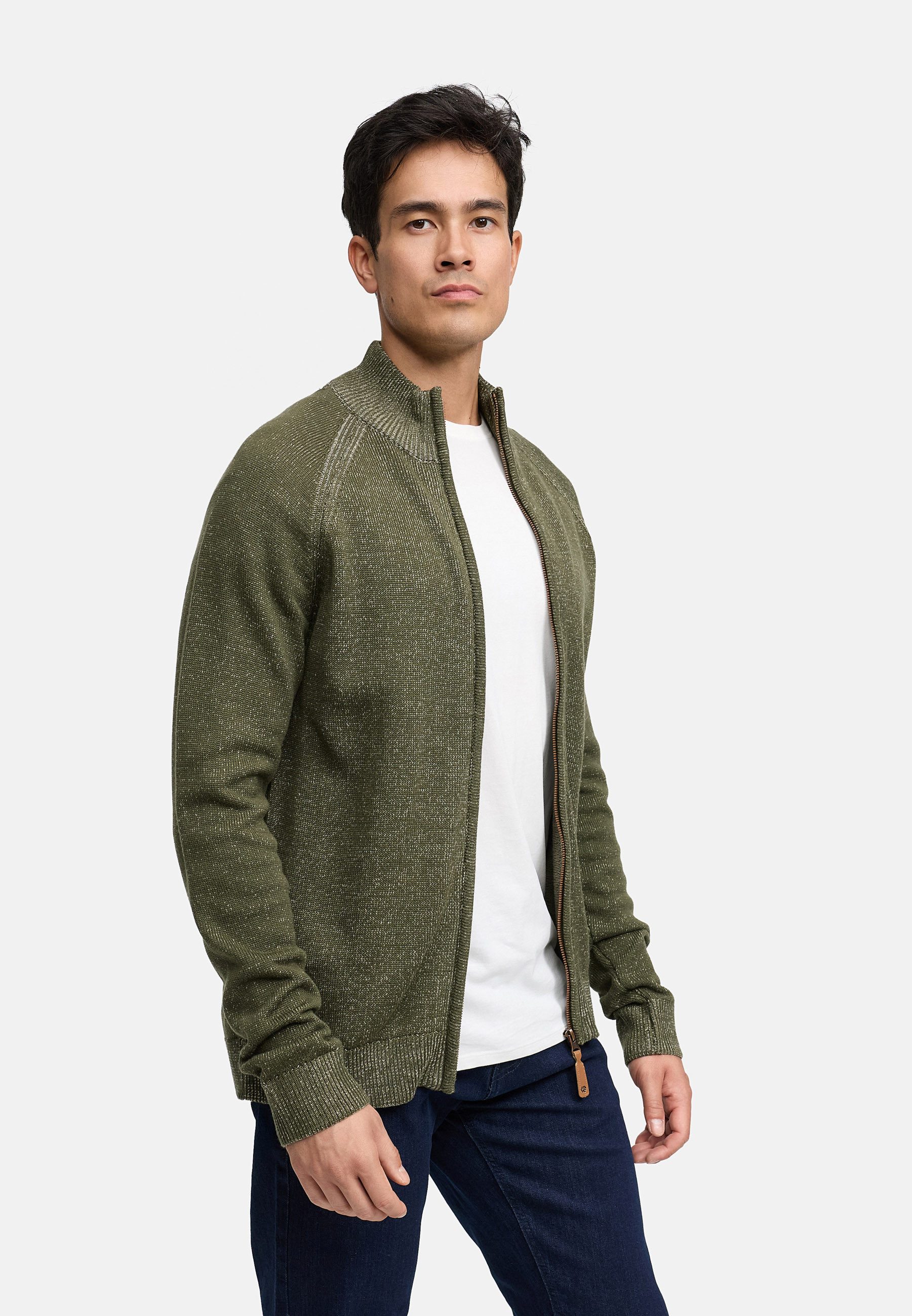 Indicode Cardigan Herren INMassum cardigan Herrenstrickjacke