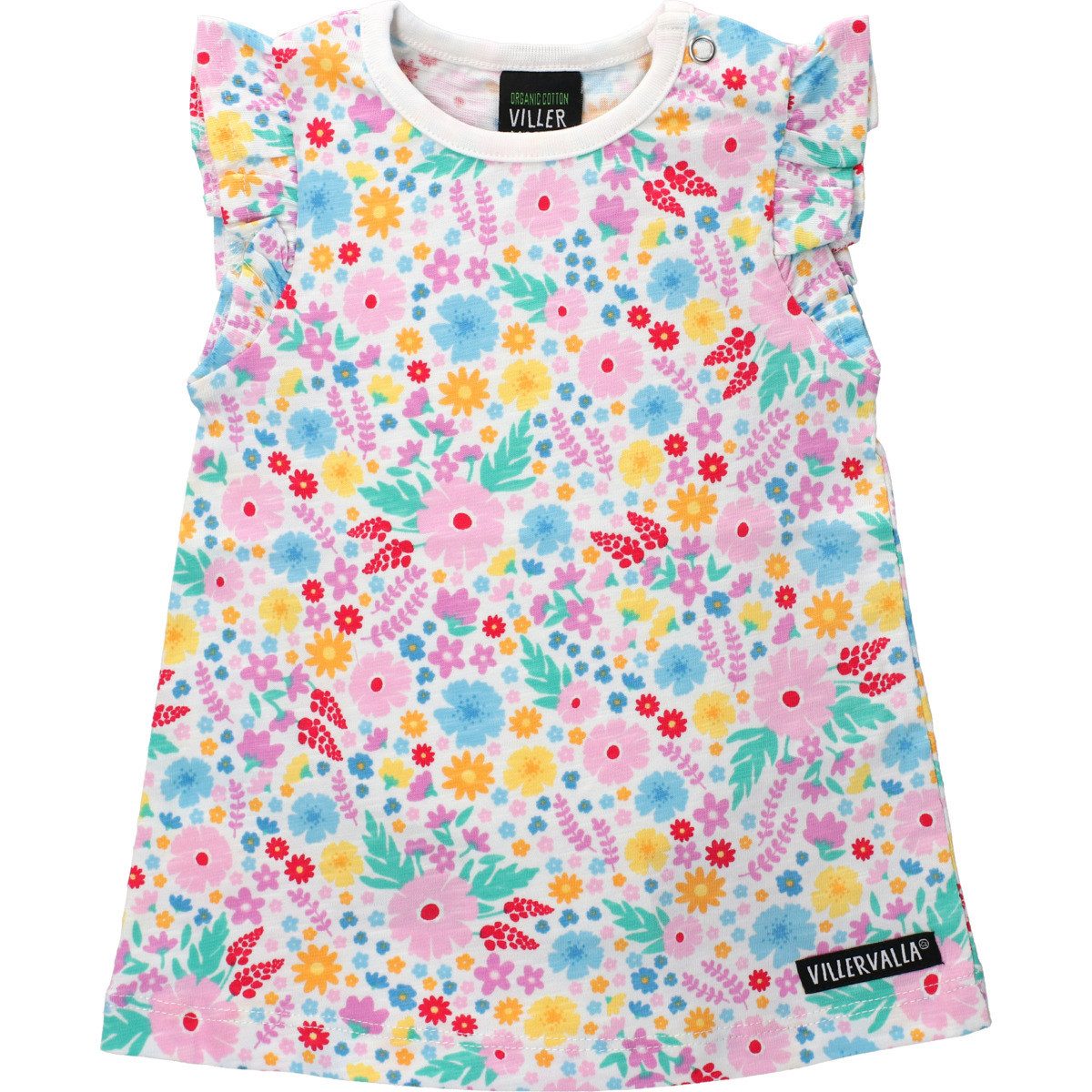 Villervalla Jerseykleid Blume Mädchen (1-tlg) Bekleidung, Outfit, Dress, Robe, Sommerkleid