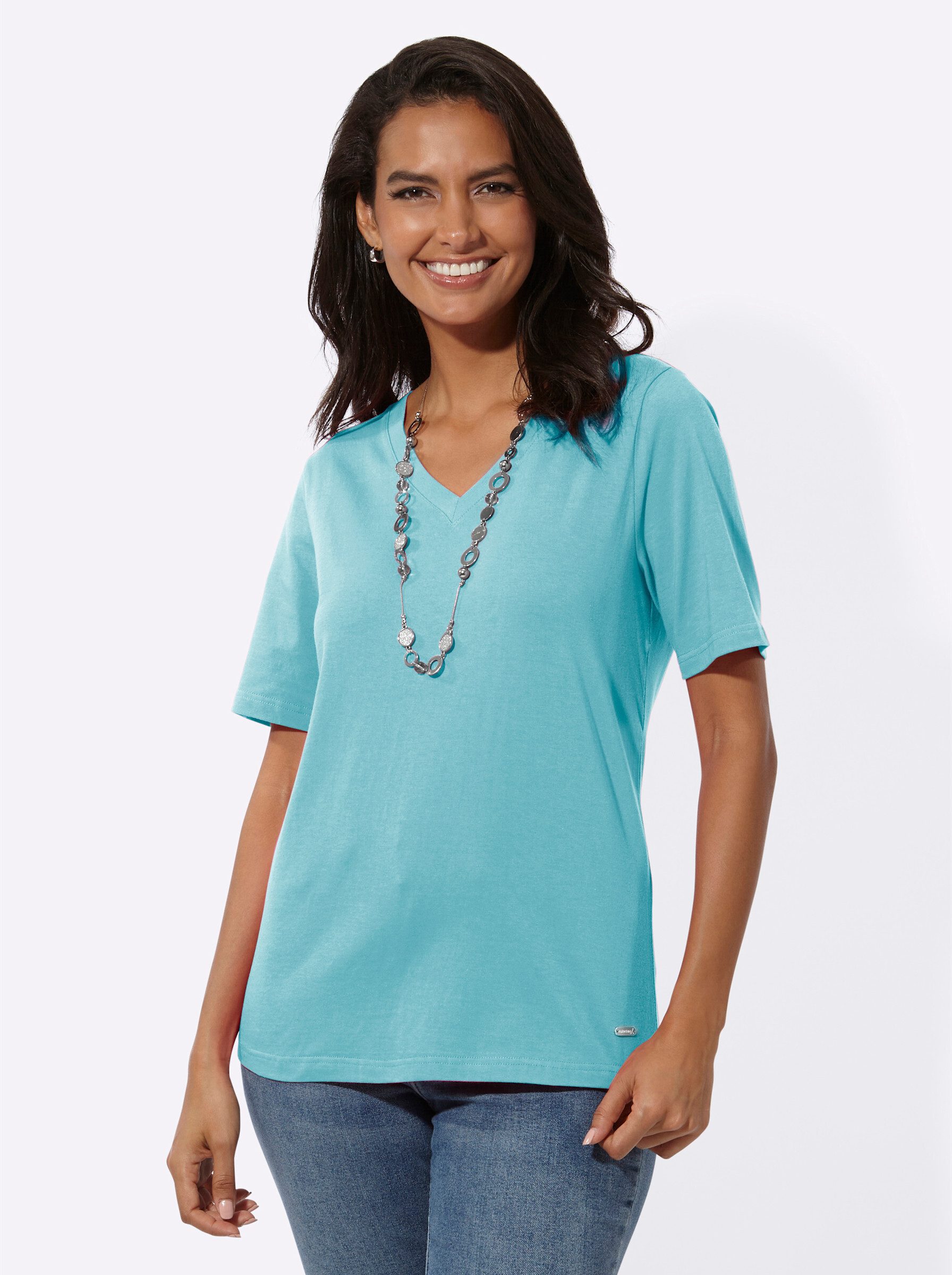 Casual Looks T-Shirt "Kurzarm-Shirt", (1 tlg.) günstig online kaufen