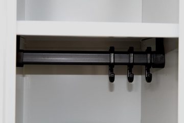 Steelboxx Spind für 3 Personen Kleiderspind Personalschrank 180x88,5x50cm (1-St) Komplett verschweißt und montiert- keine Montage erforderlich