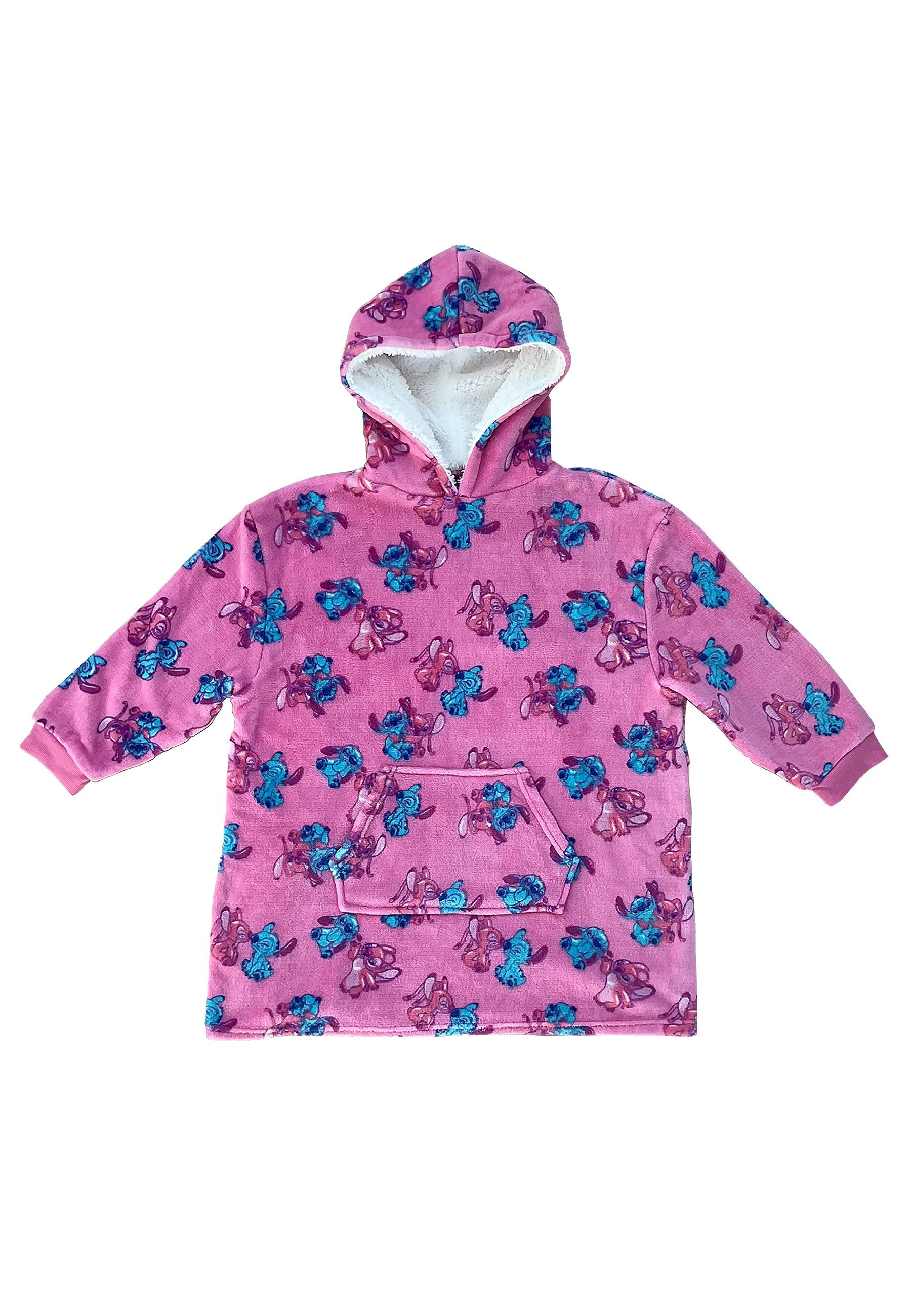ONOMATO! Kapuzensweatshirt Stitch Decken-Hoodie Mädchen kuschlig