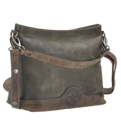 Billy The Kid Shopper »Hunter«, Handtasche, Umhängetasche 34cm, Schultertasche, rustikales Leder