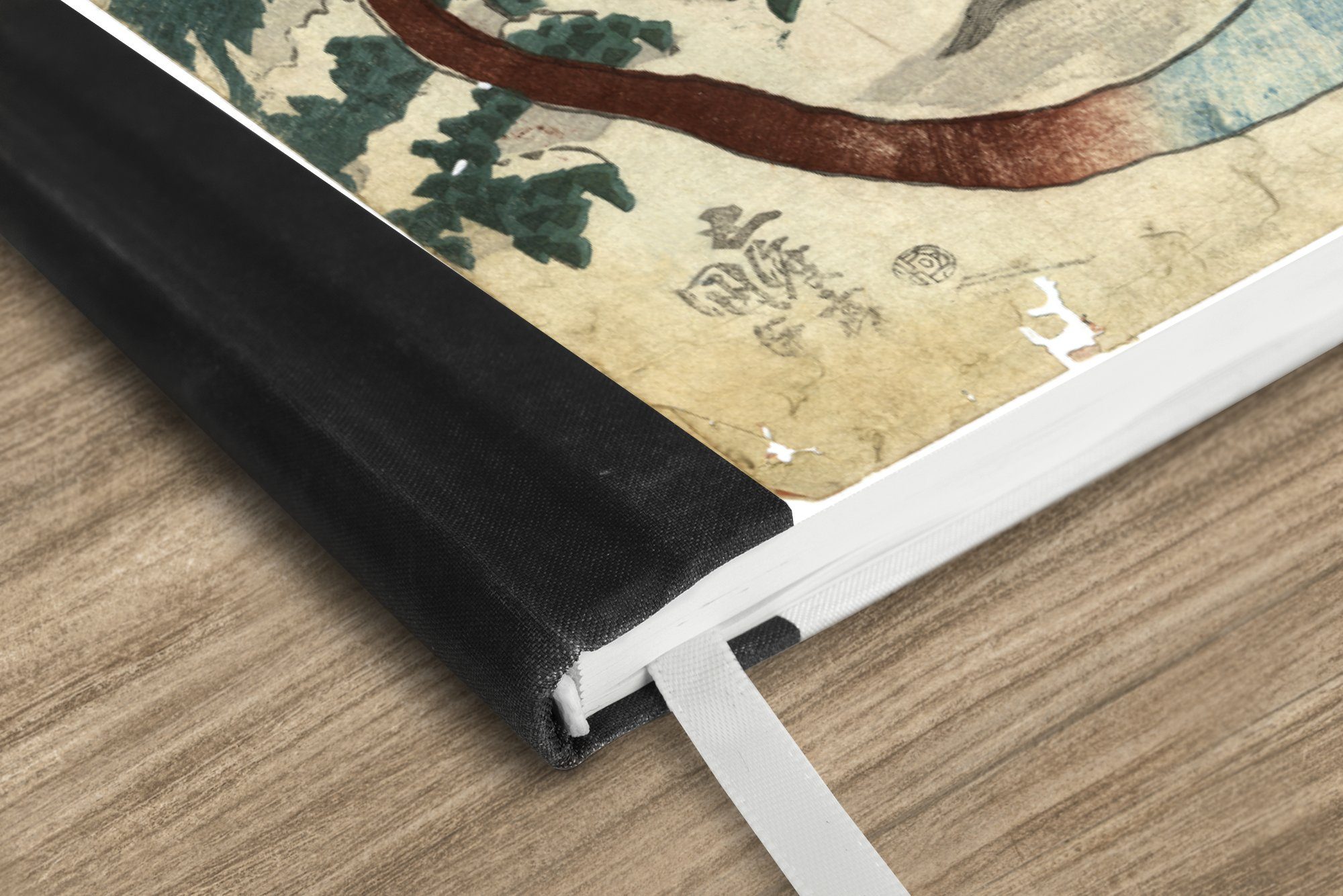 Thumbnail - MuchoWow Notizbuch Japanische Kunst - Frau - Laterne, Notebook, Notizblock a5, Tagebuch, Journal Liniert