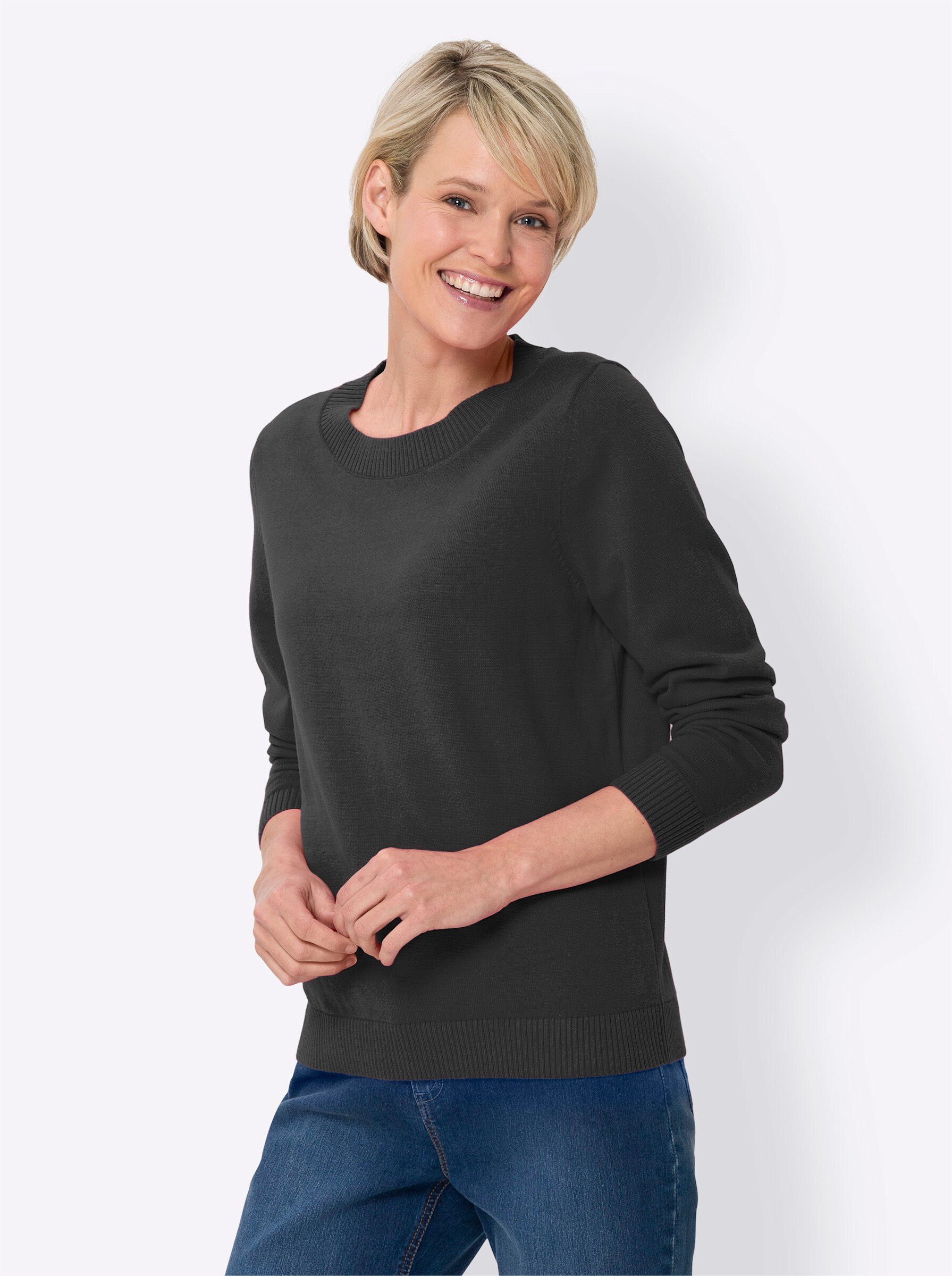 Strickpullover Langarm-Pullover