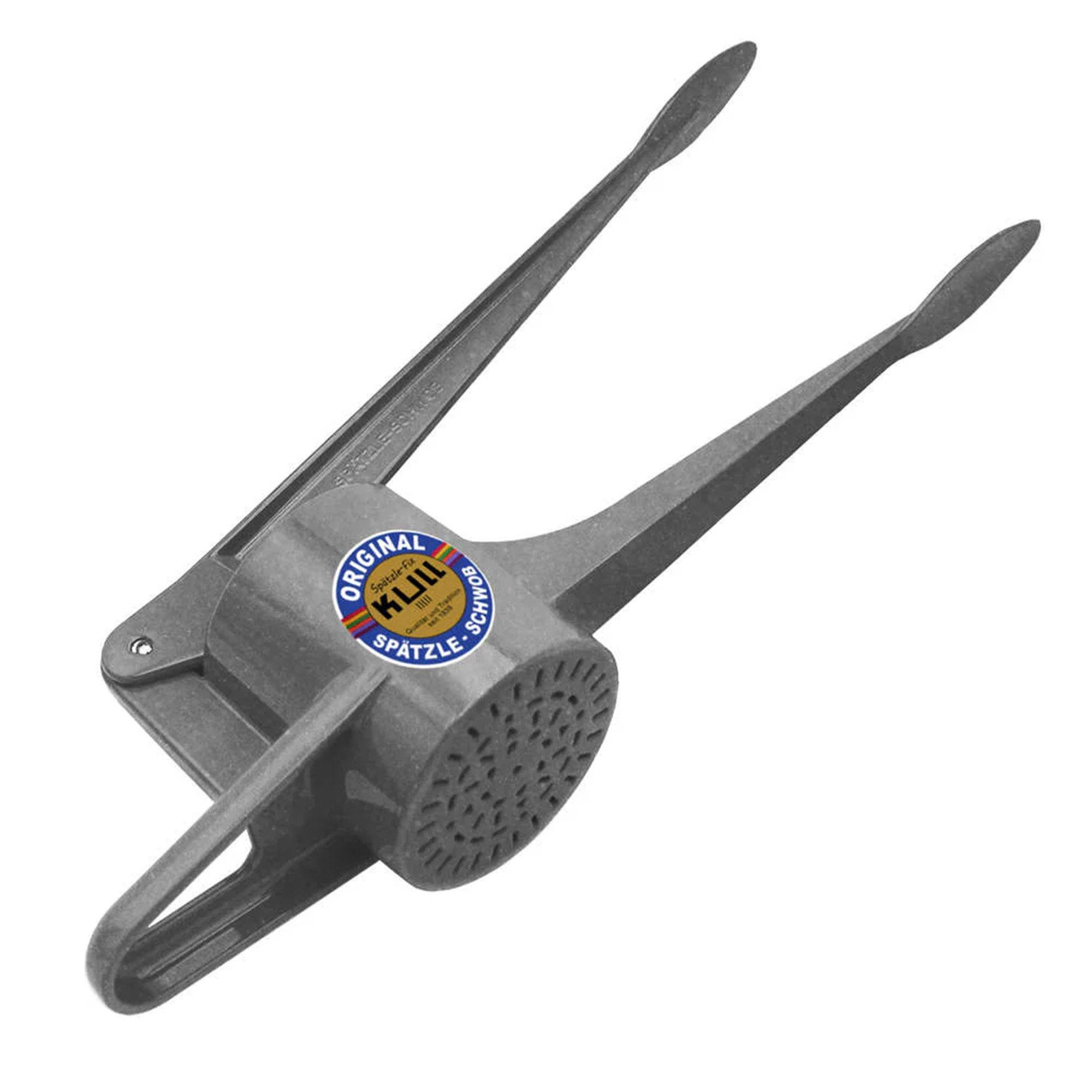 Kull Spätzlepresse Kull Spätzlepresse, für Spülmaschine geeignet, FIX - Unregelmäßige Lochform - Spätzle wie Handgeschabt, Spülmaschinengeeignet, große Farbauswahl, robustes Aluminium