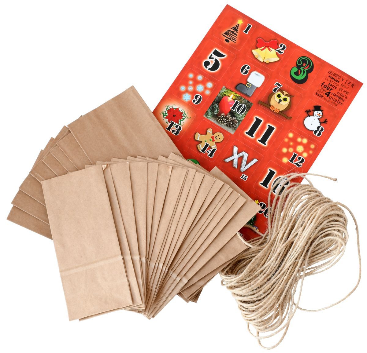 Corvus Kalender zum Selbstbasteln Corvus Adventspack