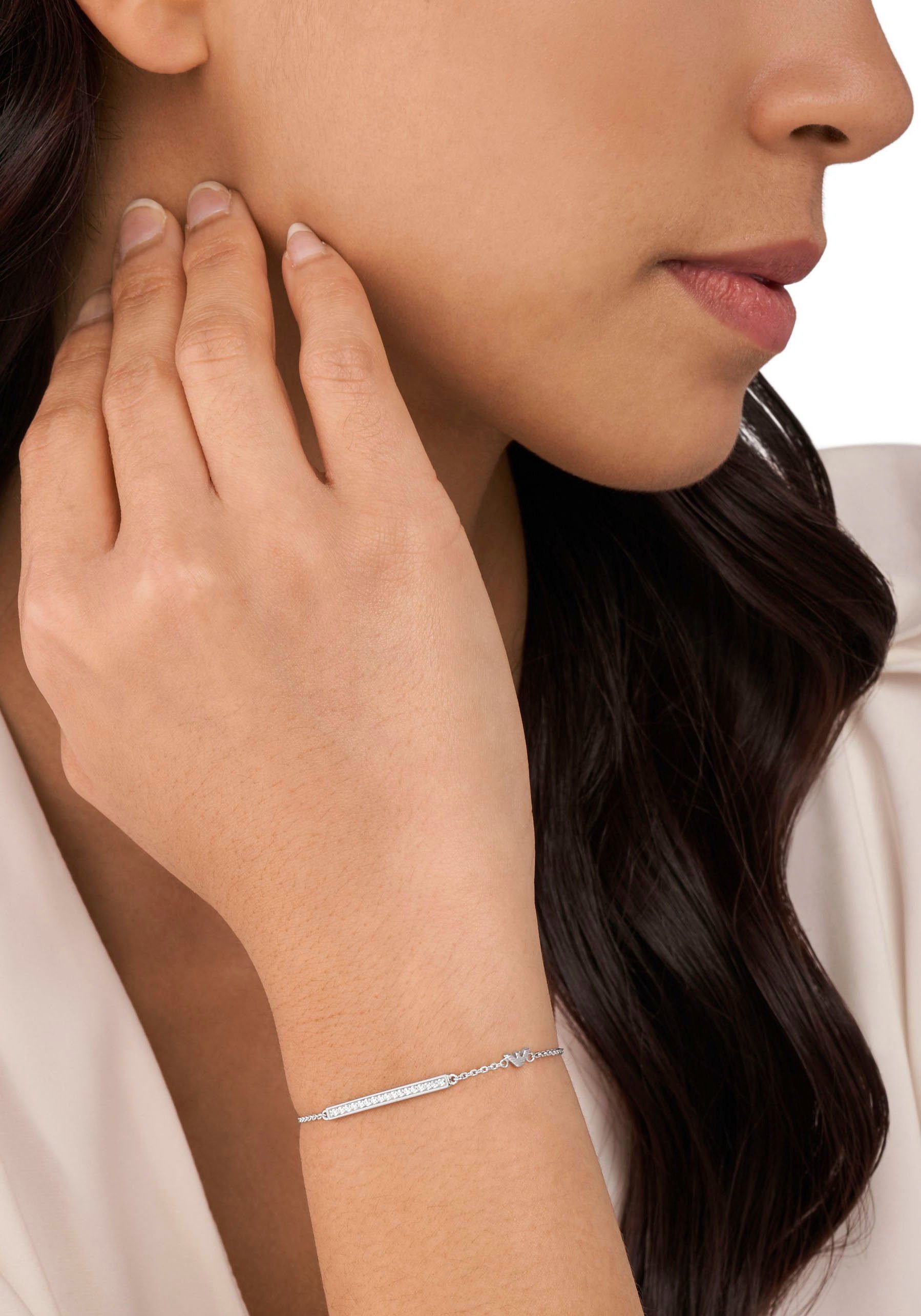 Emporio Armani Silberarmband STÄBCHEN, ...