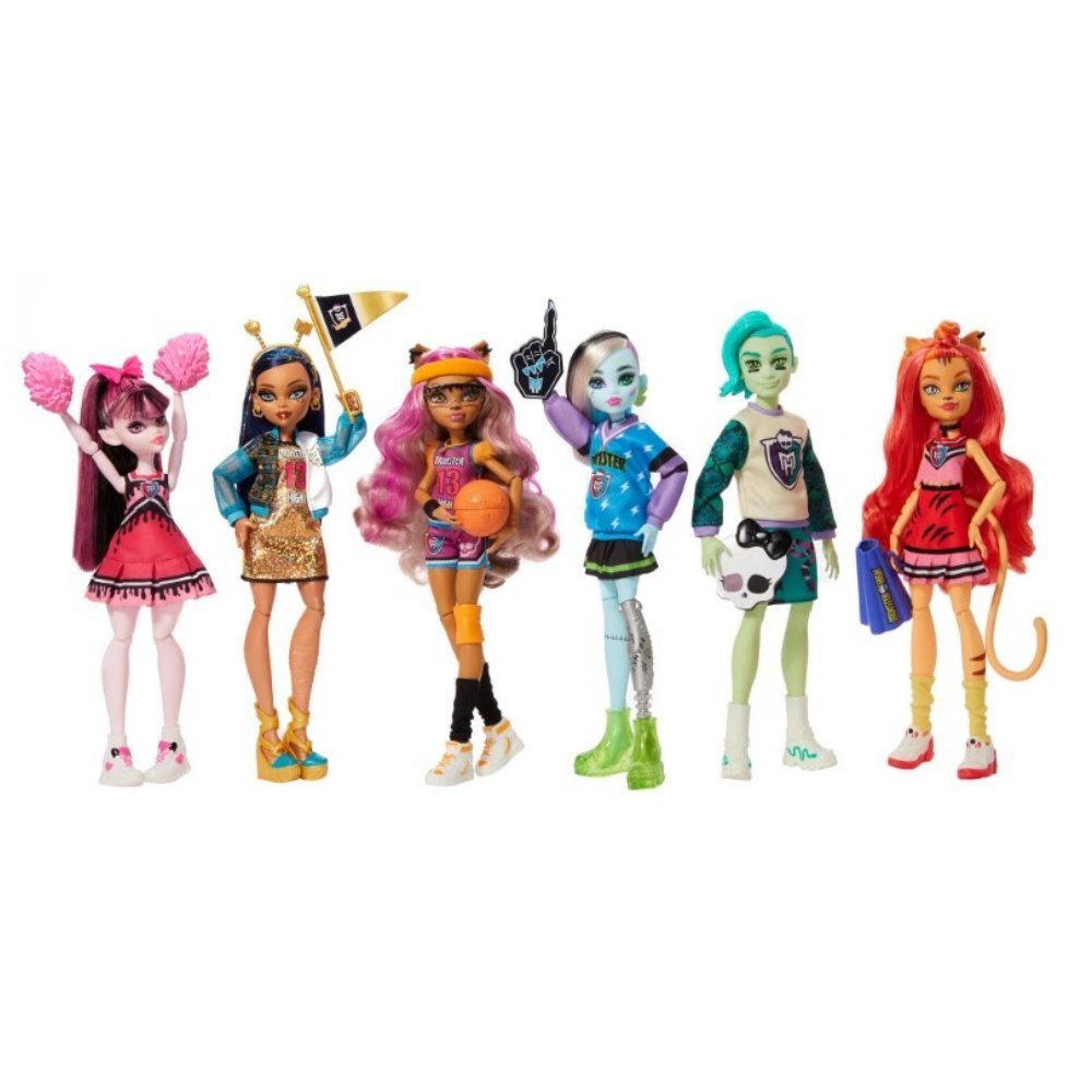 Mattel® Anziehpuppe Monster High Puppen 6er Pack Ghoul Spirit Sporty  Collection