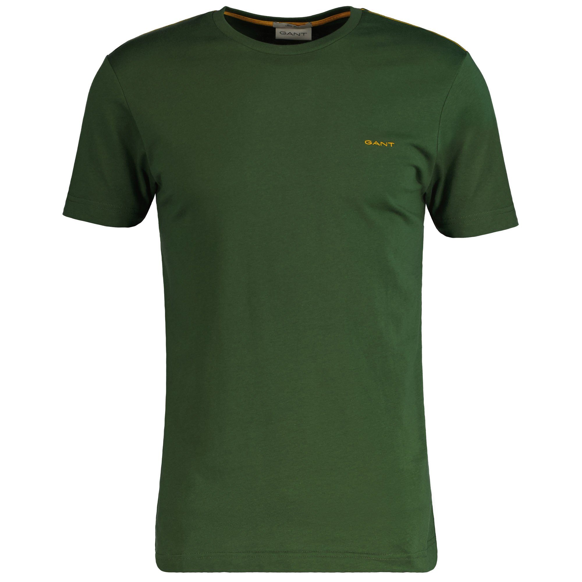 Gant T-Shirt Herren T-Shirt - CONTRAST LOGO, Rundhals, kurzarm