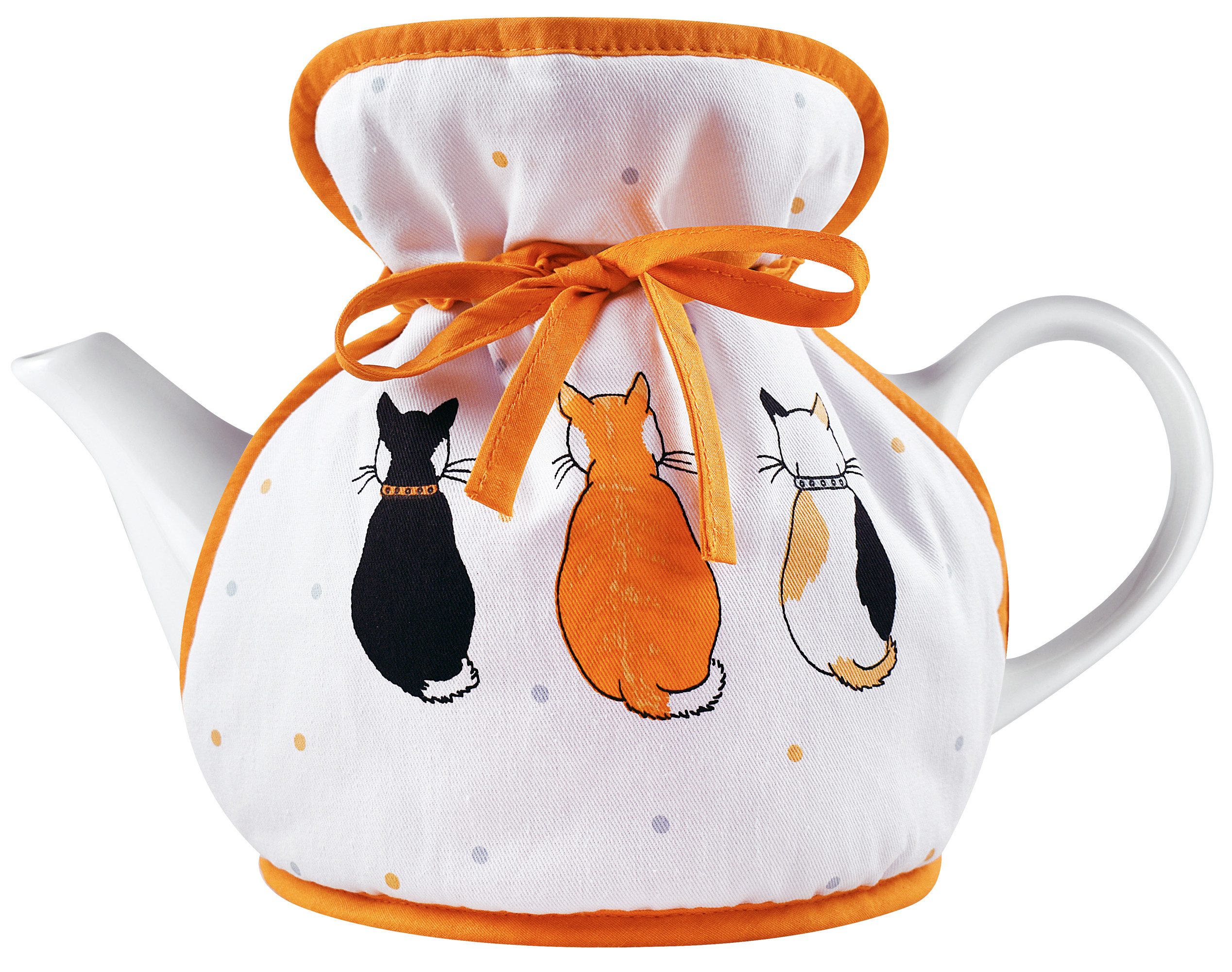 Ulster Weavers Teekanne Cats In Waiting 2026, (1-St., 1-teilig), Muff Tea Cosy Teekannenhaube ca.26x23cm Teekannenwärmer