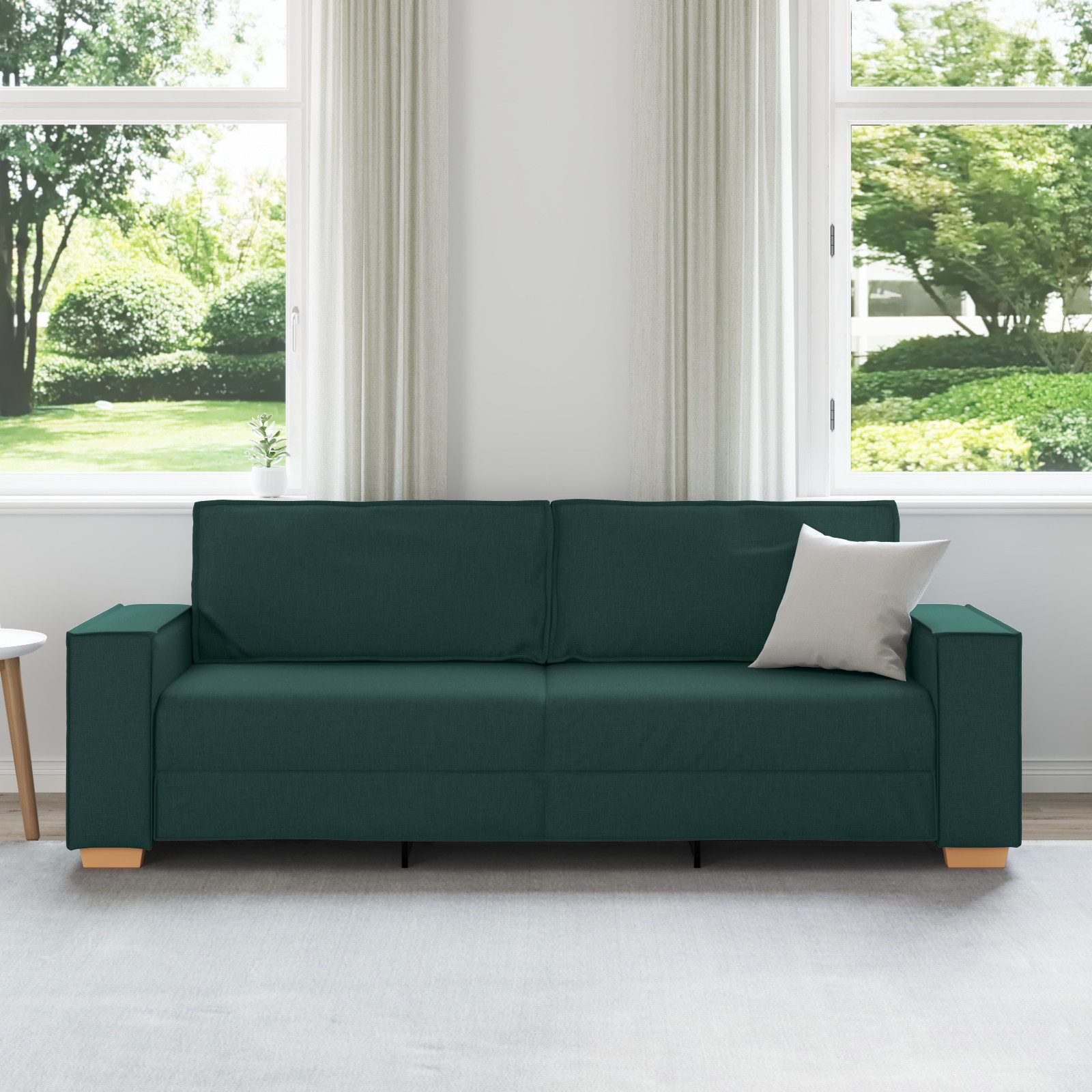 vidaXL Sofa Sofa 3-Sitzer Dunkelgrün 180 günstig online kaufen