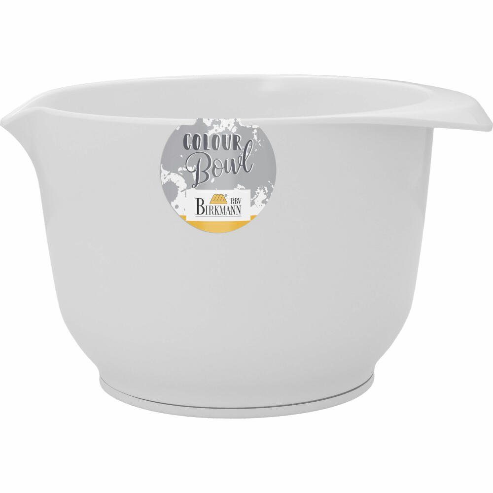 Birkmann Rührschüssel Colour Bowl Weiß 1.5 Liter, Kunststoff