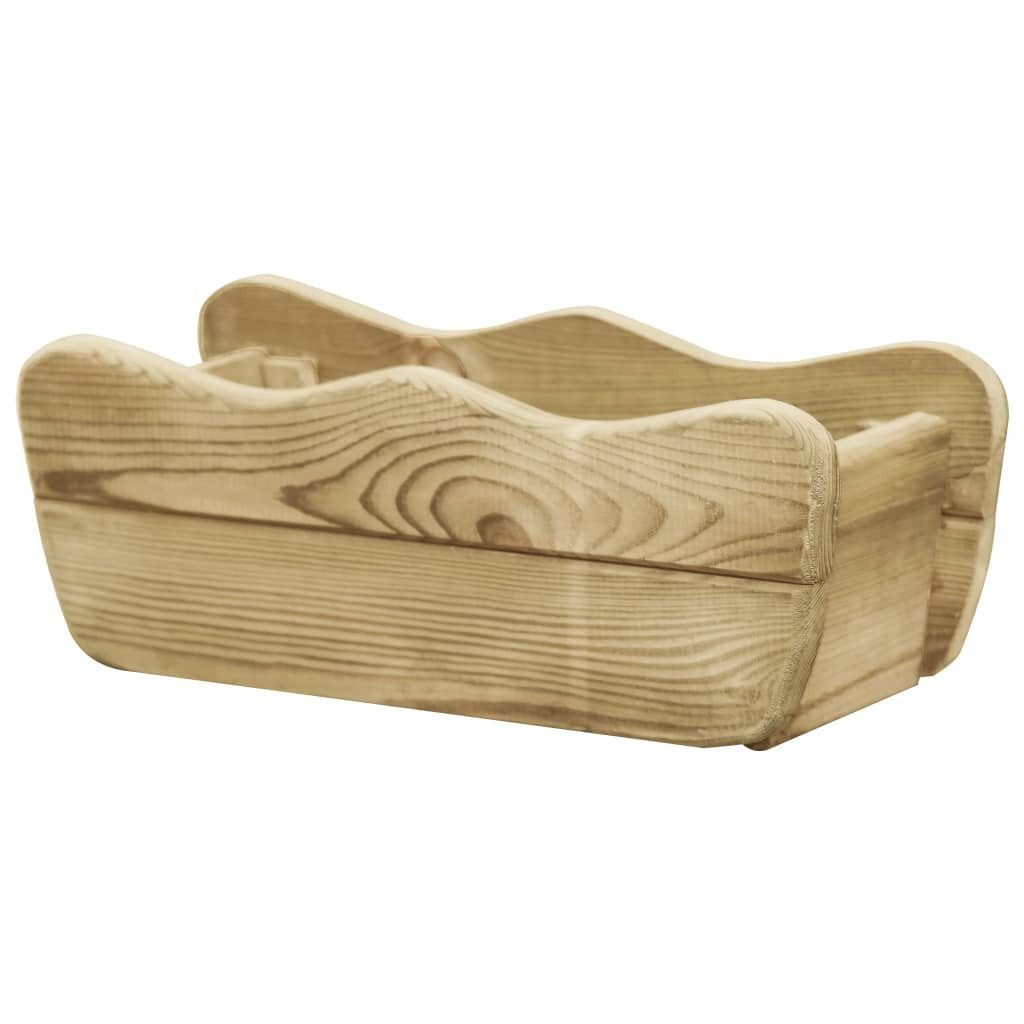 vidaXL Hochbeet Garten-Hochbeet 50x18x18 cm Kiefernholz Imprägniert (1 St)