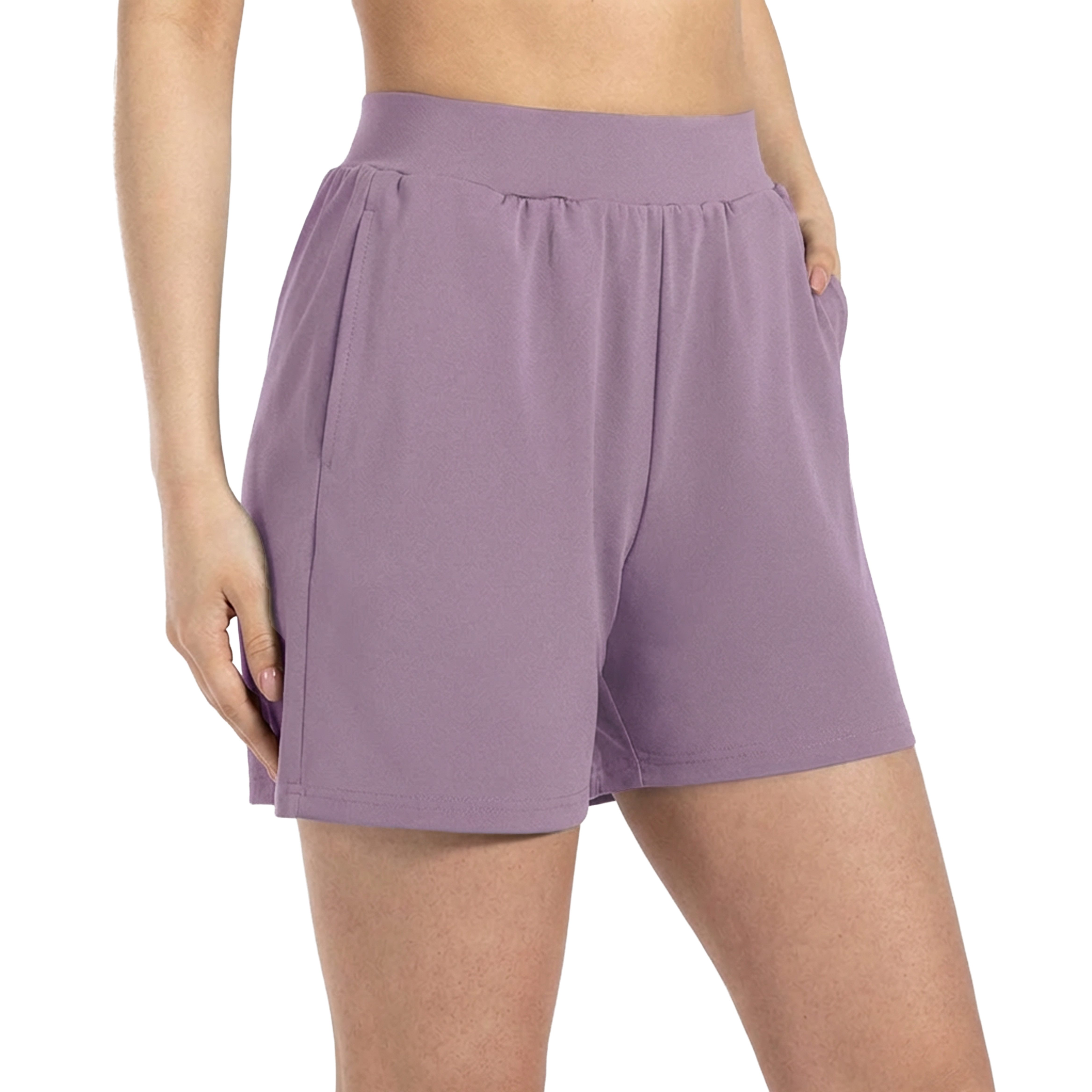 Smilodox Shorts Corry, lockere Freizeithose mit breitem Bund & Eingrifftasc günstig online kaufen