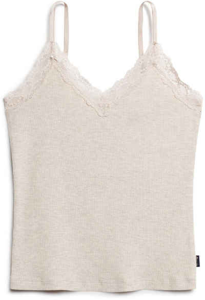 Superdry Tanktop SU-ESSENTIAL LACE TRIM CAMI