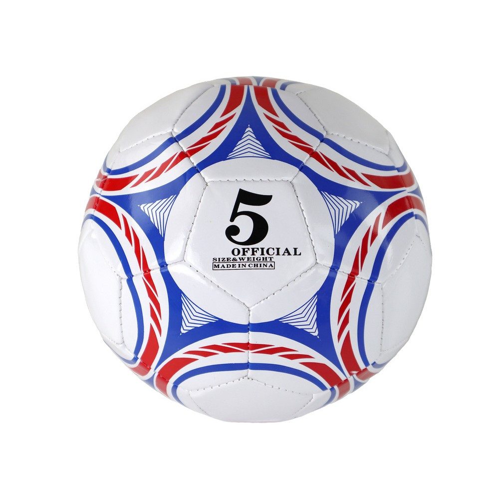 LEAN TOYS Fußball Trainingsball Spielball Freizeitball (Spar-Set, 1-St., 24 cm robust), Größe 5, ca. 24 cm, Gummi, CE und EN 71